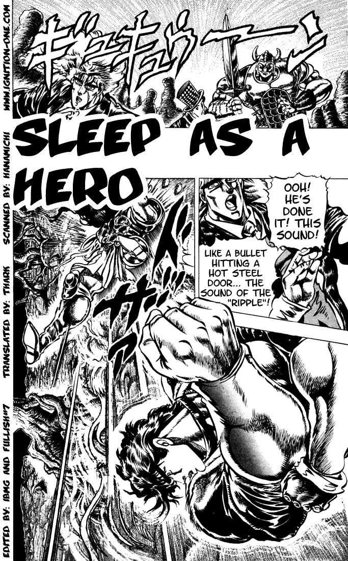 Jojo No Kimyou Na Bouken - Chapter 30 : Sleep As A Hero