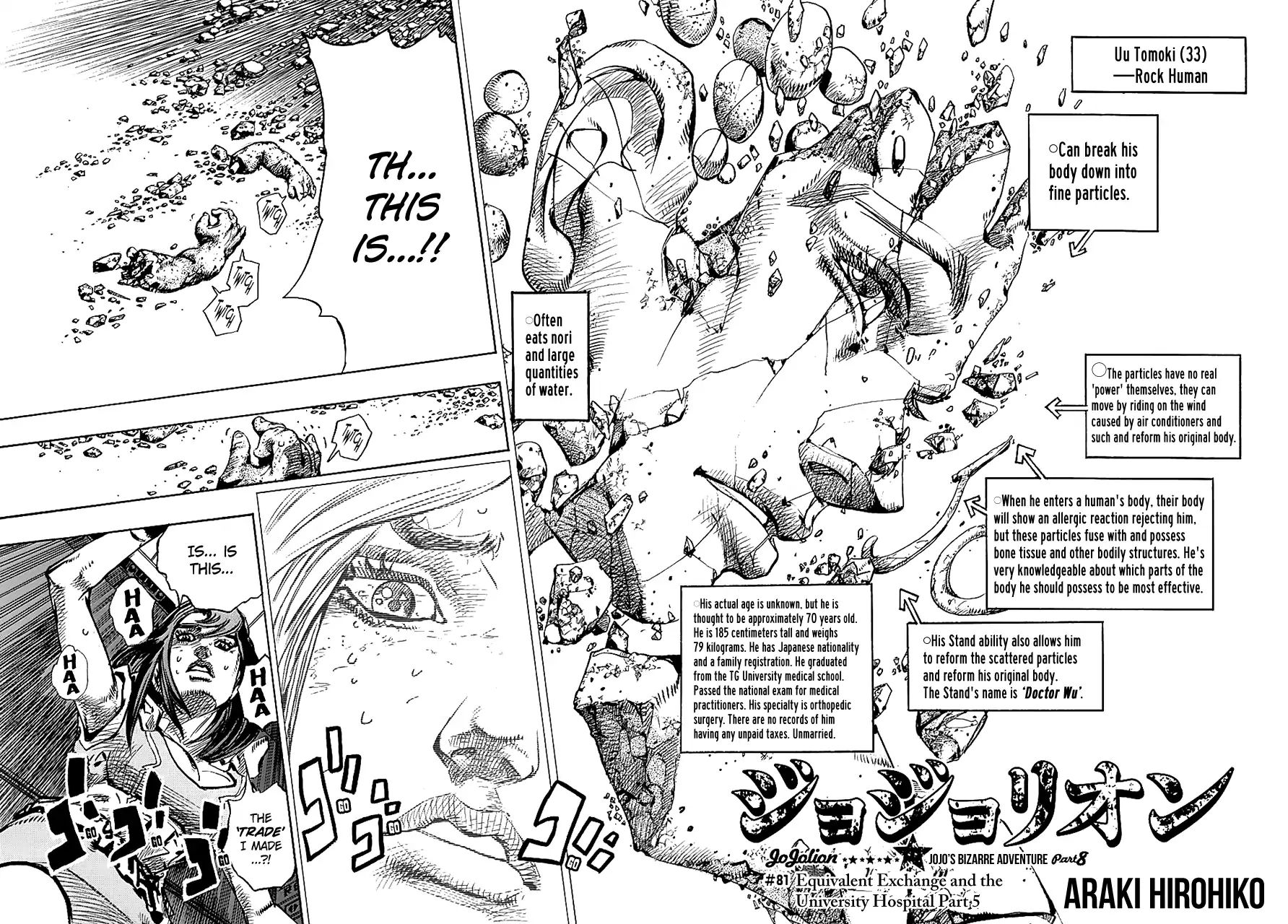 Jojo No Kimyou Na Bouken - Chapter 928: Equivalent Exchange And The University Hospital Part 5