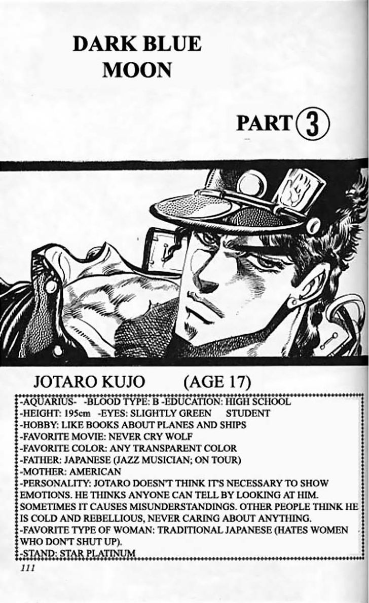 Jojo No Kimyou Na Bouken - Chapter 129 : Dark Blue Moon Pt.3