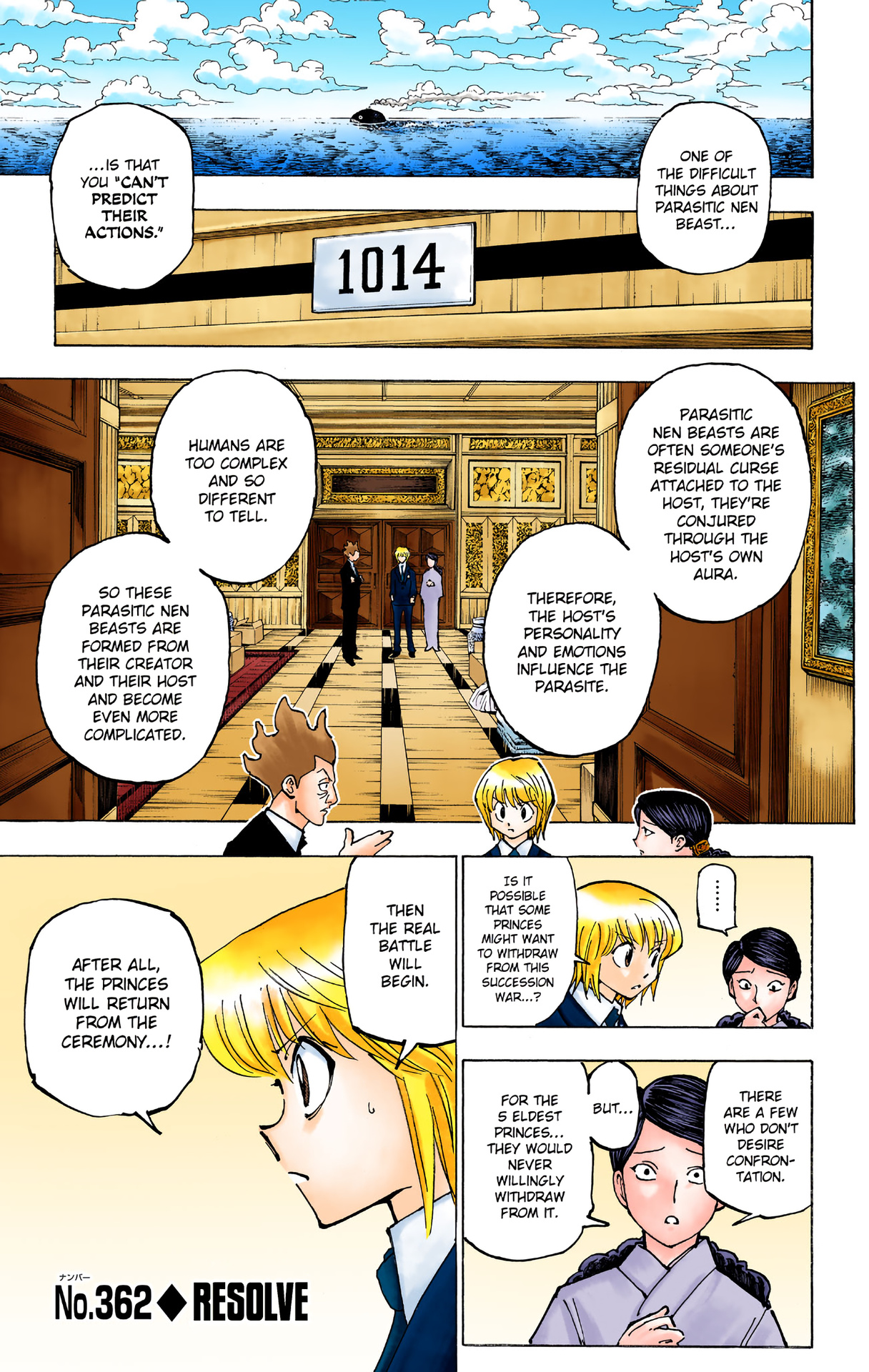 Hunter X Hunter Full Color - Vol.35 Chapter 362: Resolve