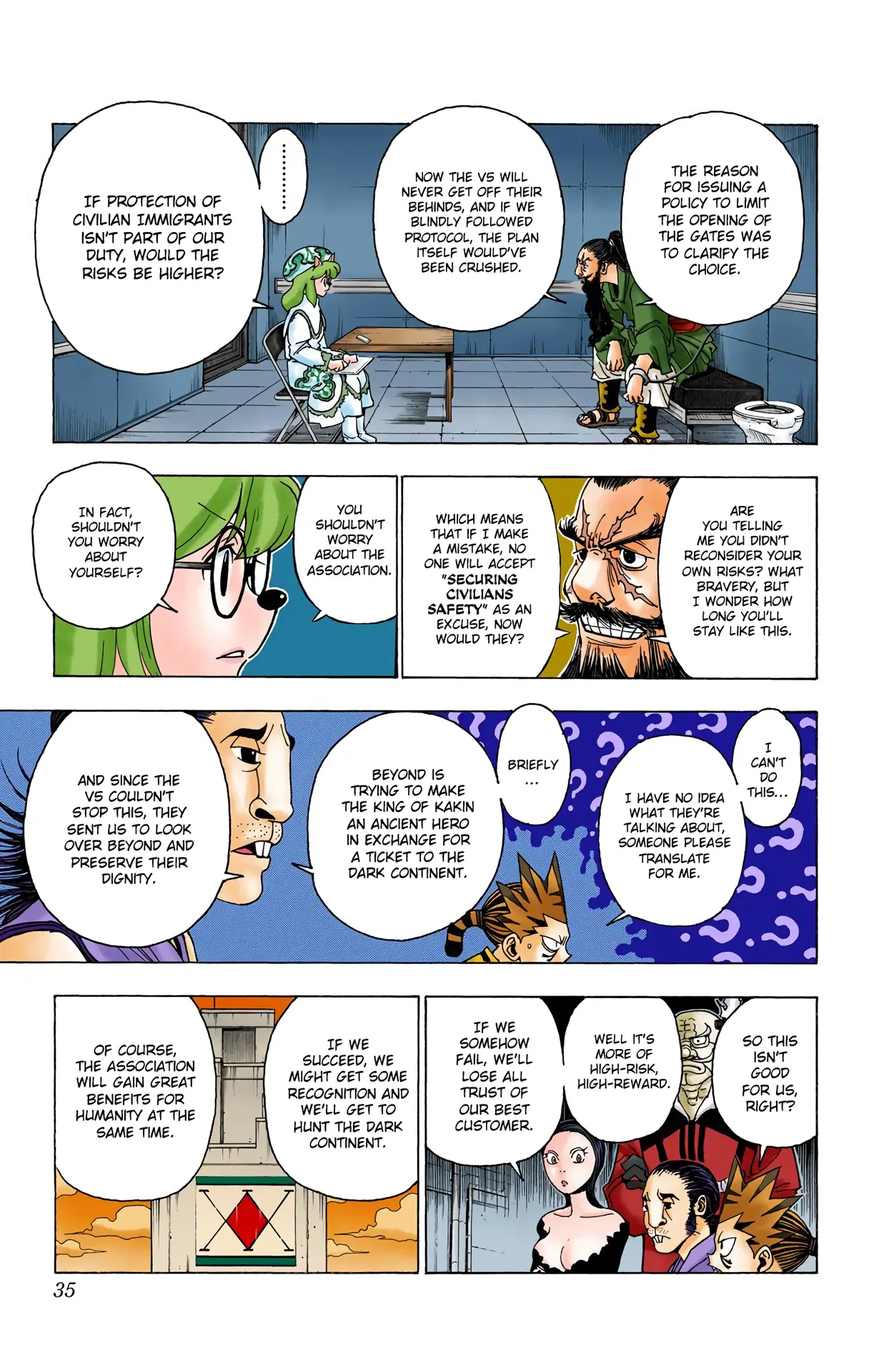 Hunter X Hunter Full Color - Vol.33 Chapter 342: Challenge