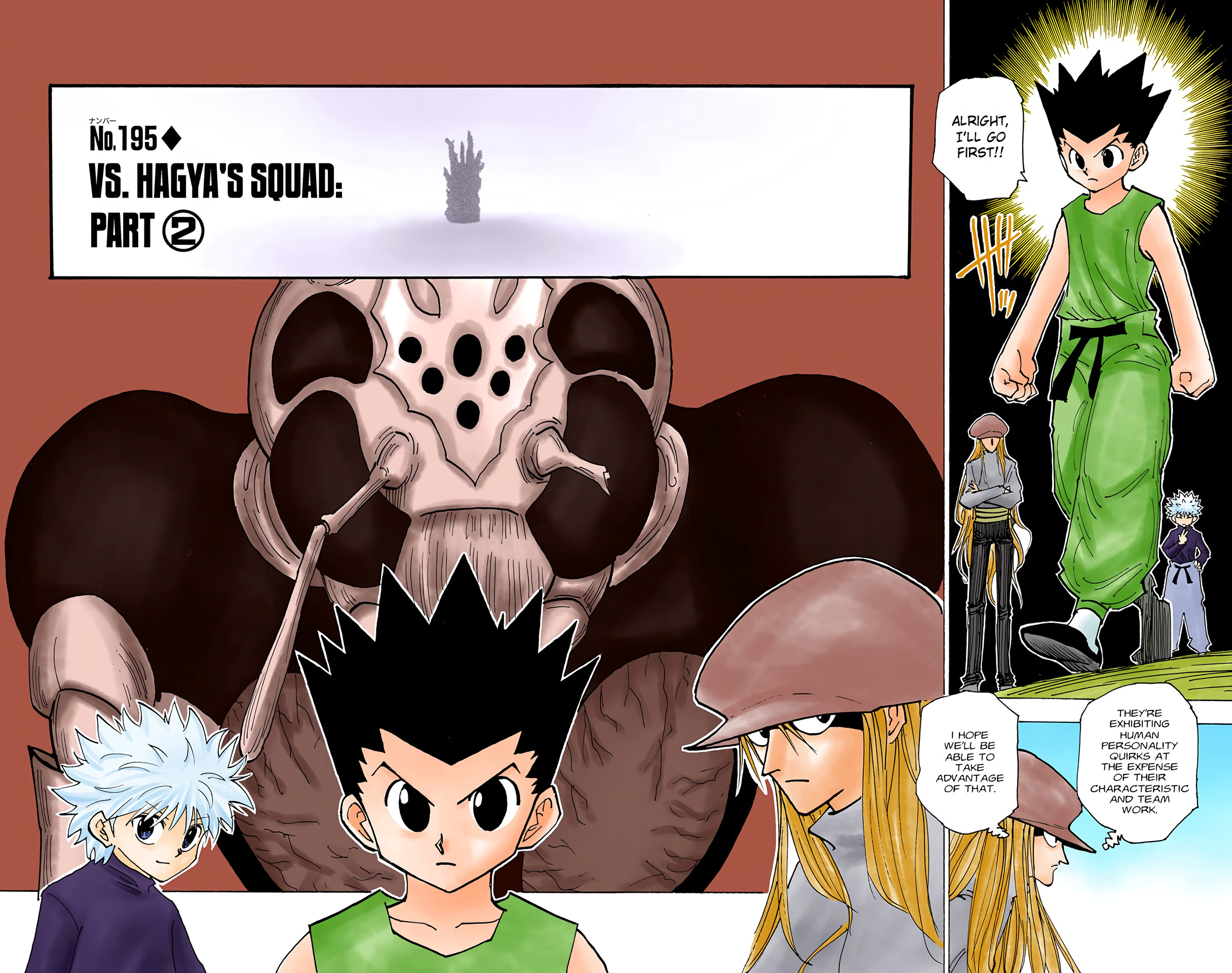 Hunter X Hunter Full Color - Vol.19 Chapter 195: Vs. Hagya's Squad: Part 2