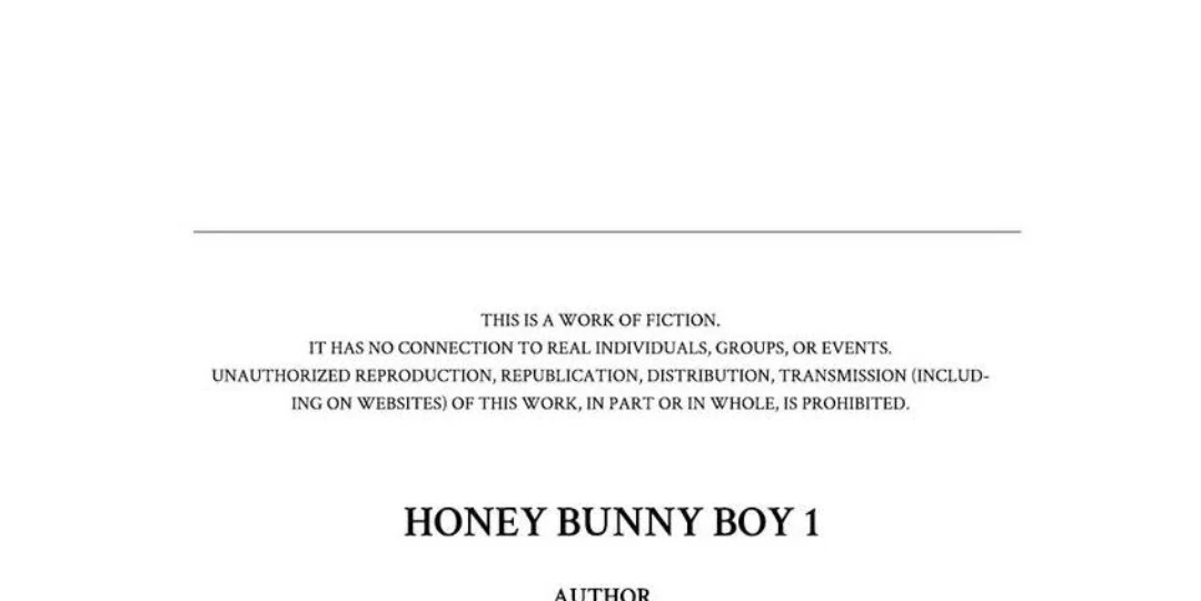 Honey Bunny Boy ⟨Official⟩ - Chapter 1