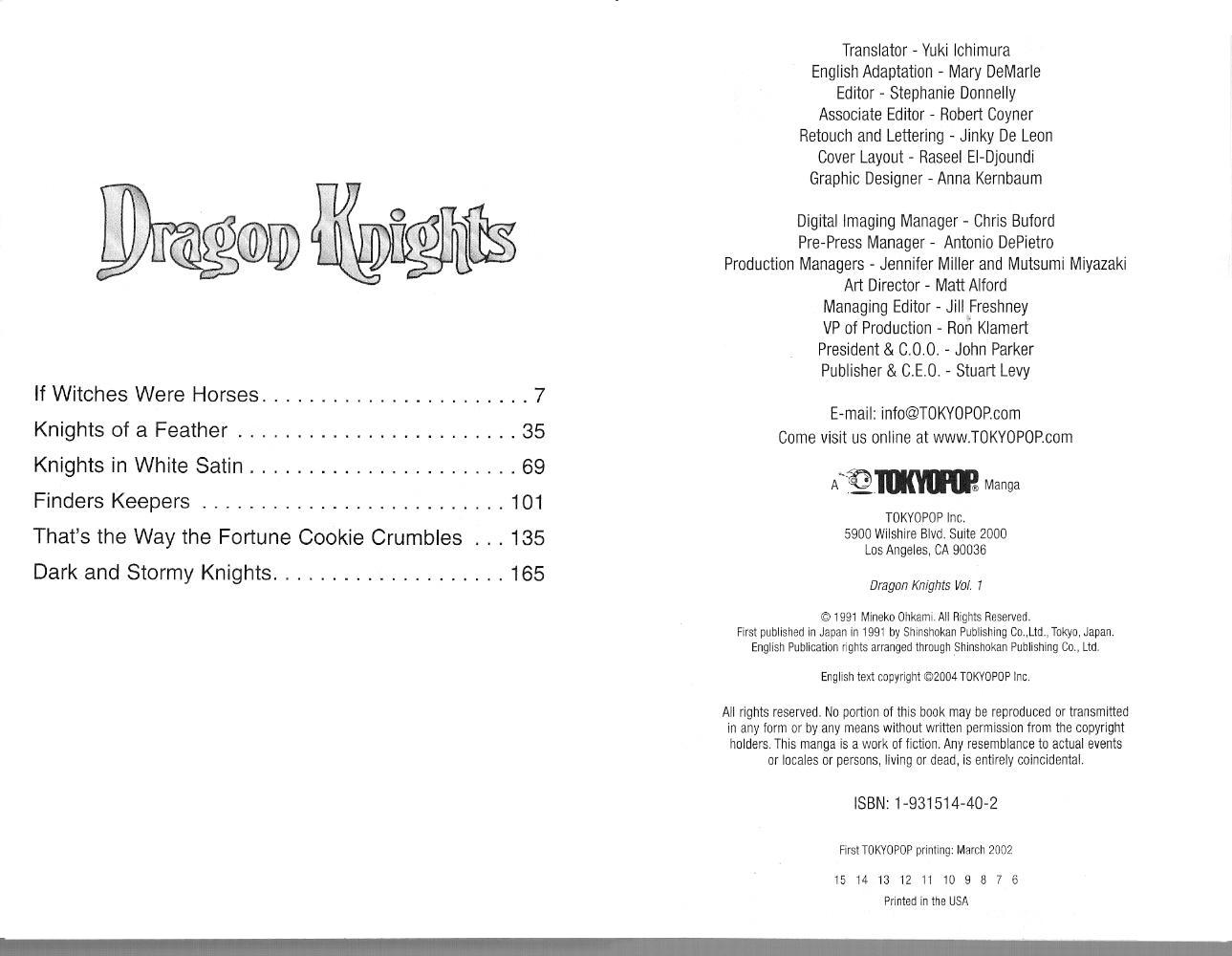 Dragon Knights - Vol.1 Chapter 1: If Witches Were Horses