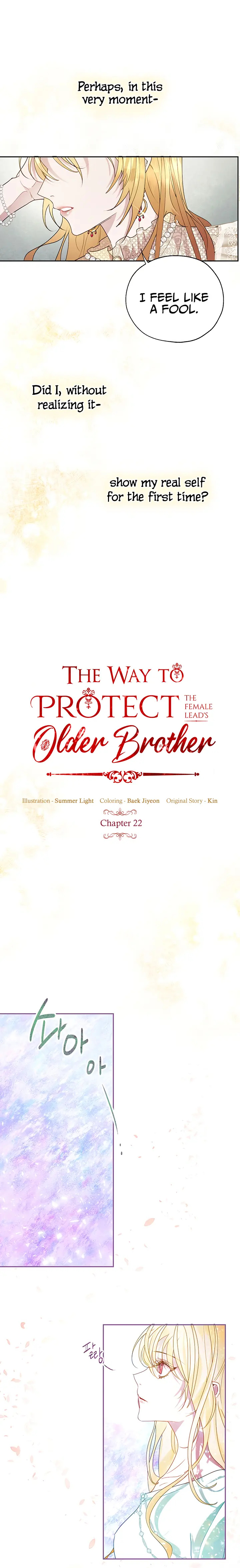 The Way To Protect The Female Lead’s Older Brother - Chapter 22