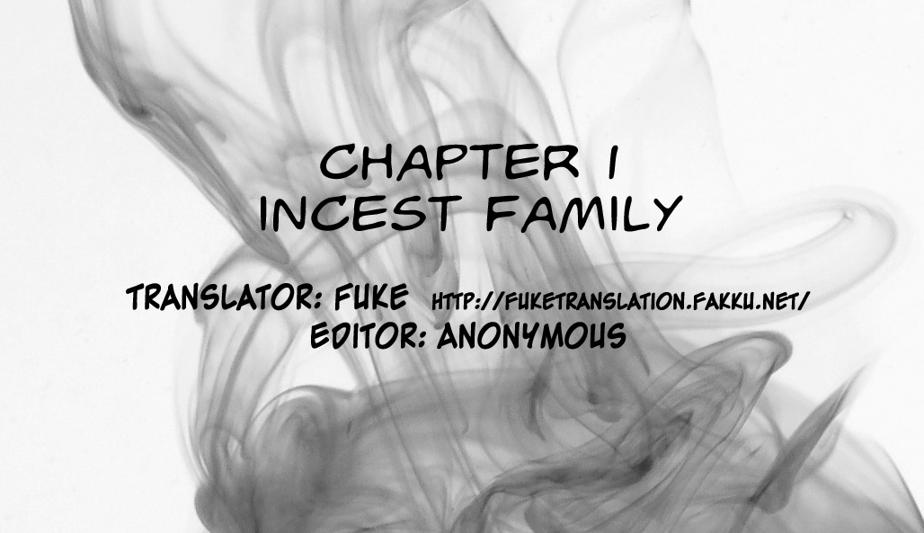 Incest Manual - Vol.1 Chapter 1: Incest Family