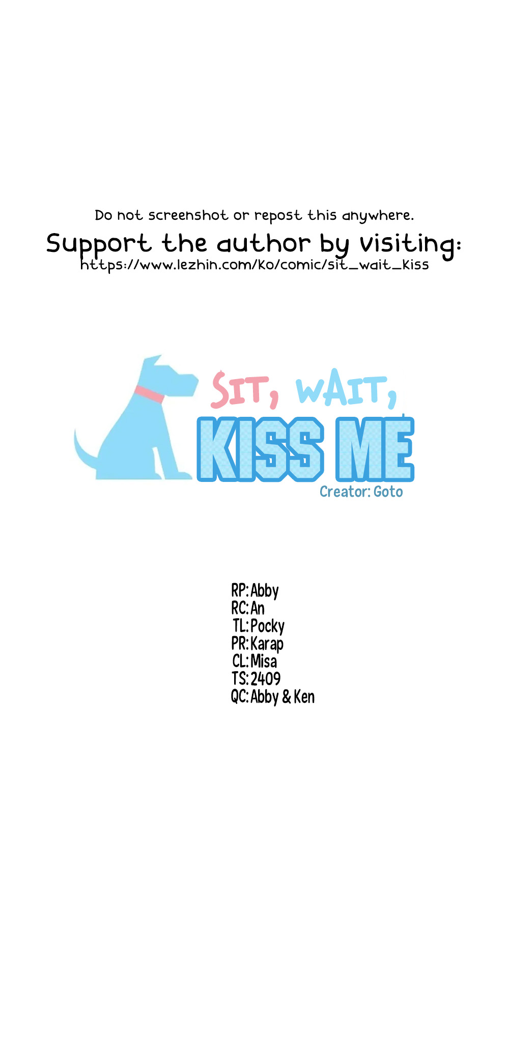 Sit, Wait, Kiss Me - Chapter 13