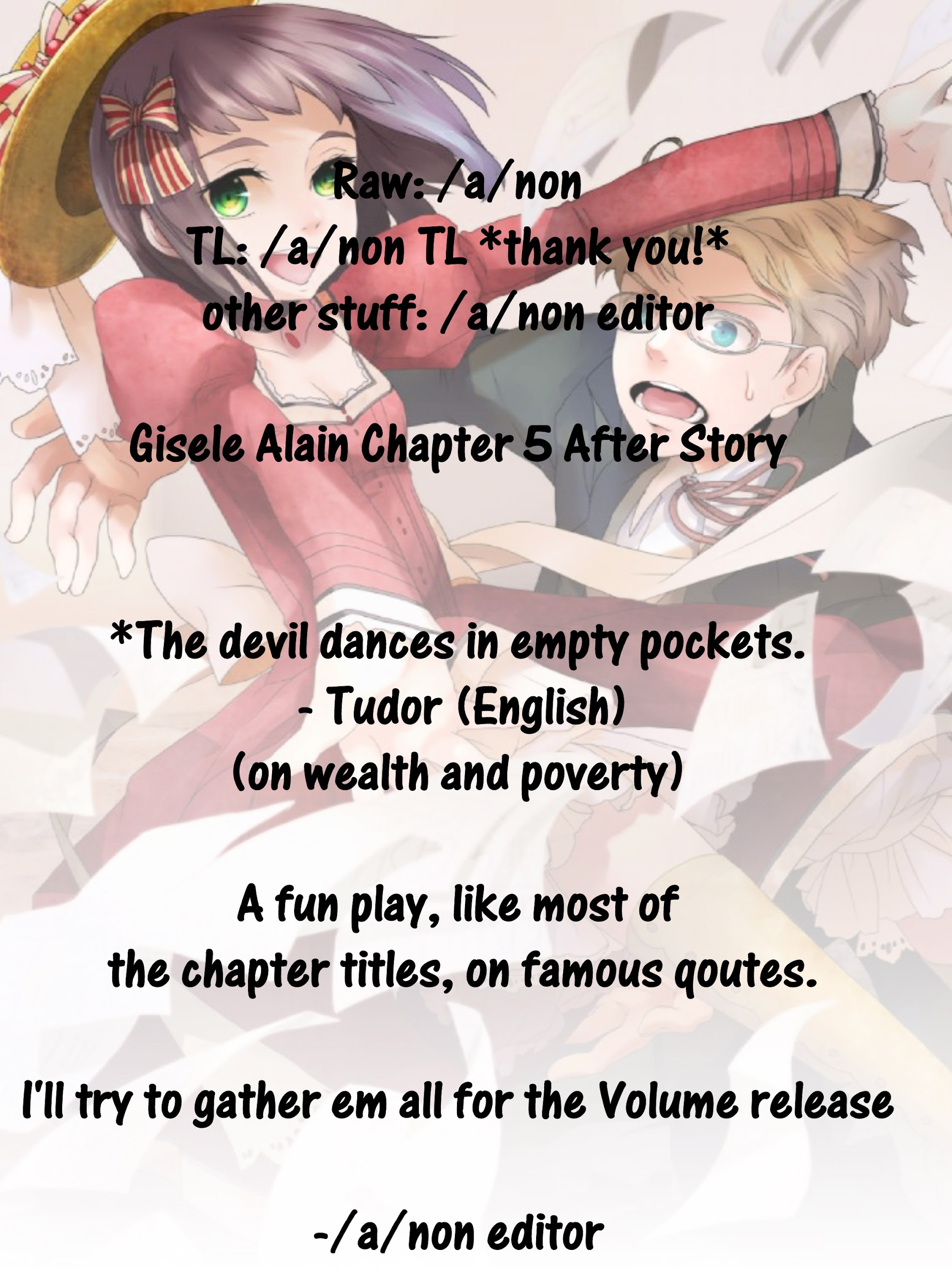 Gisele Alain - Vol.1 Chapter Extra V2 : A Devil Dances In The Sky S Pocket?