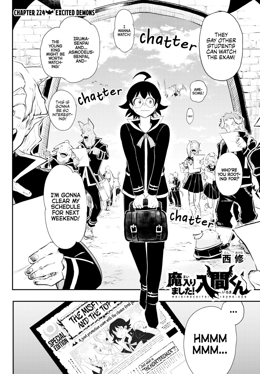 Mairimashita! Iruma-Kun - Chapter 224: Excited Demons