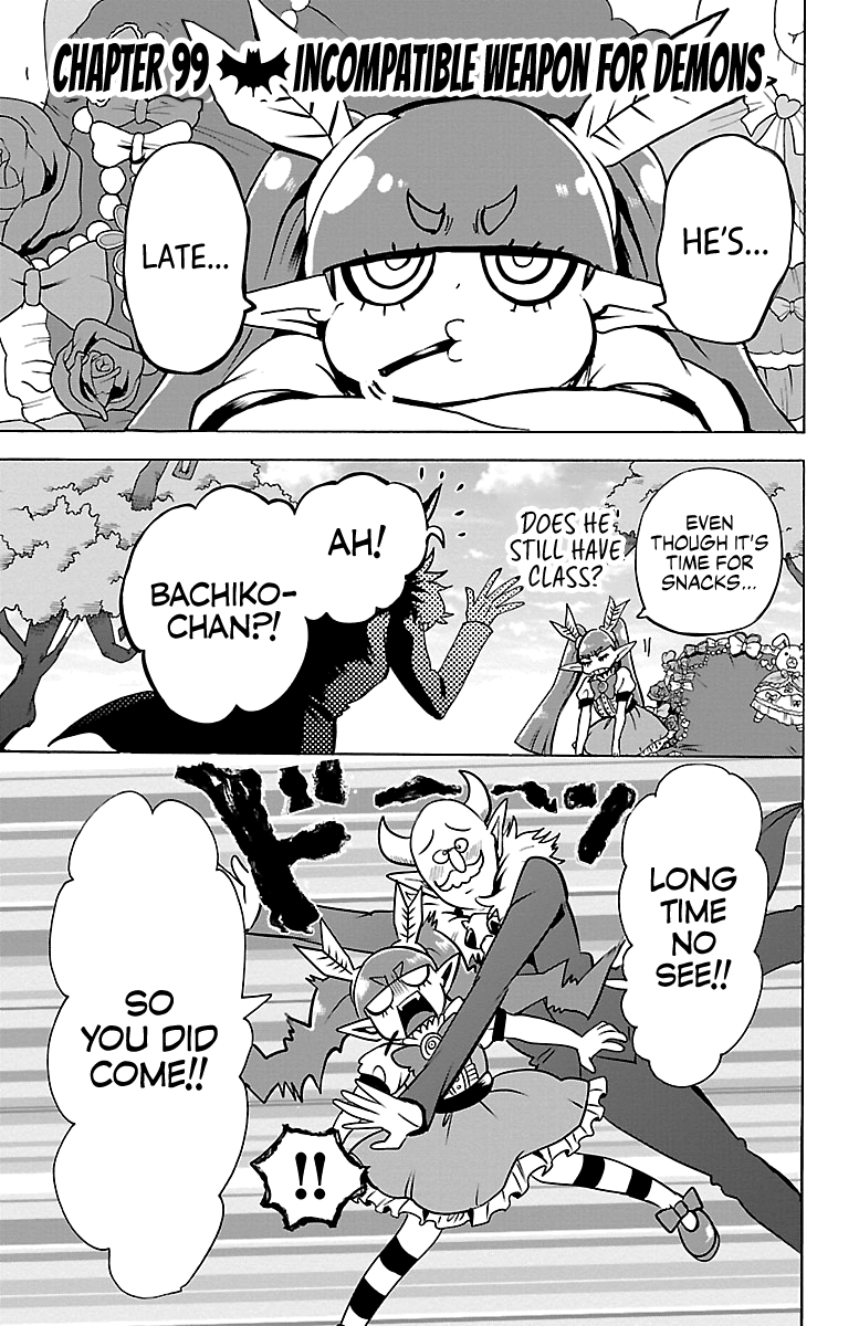 Mairimashita! Iruma-Kun - Chapter 99: Incompatible Weapon For Demons