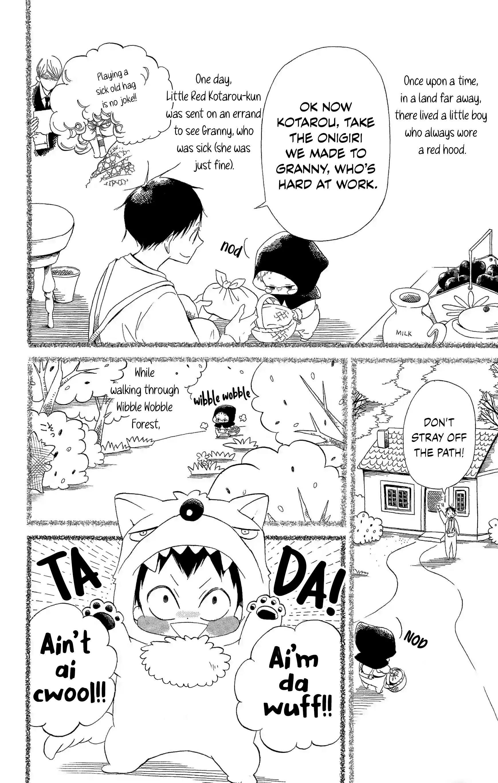 Gakuen Babysitters - Vol.1 Chapter 5.5: Little Red Riding Hood (Volume 1 Extras)