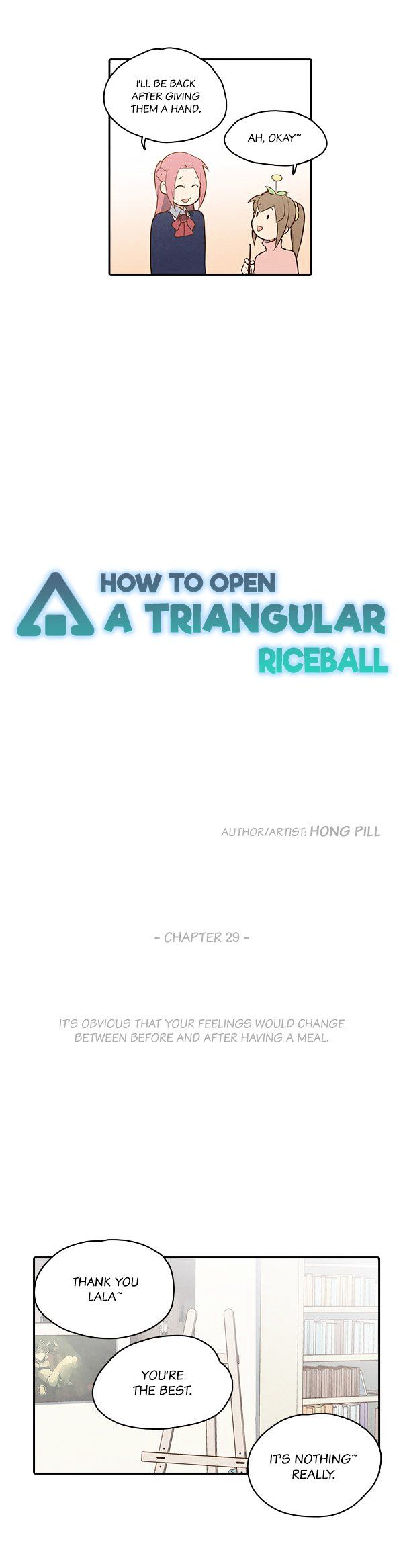 How To Open A Triangular Riceball - Chapter 29 : It S Obvious That Your Feelings Would Change Between Before And After Having A Meal.