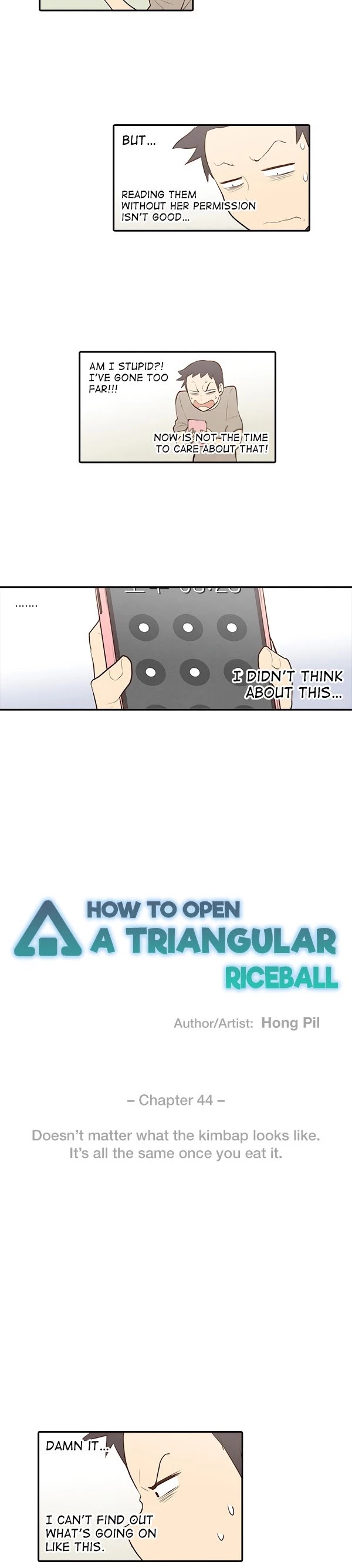 How To Open A Triangular Riceball - Chapter 44