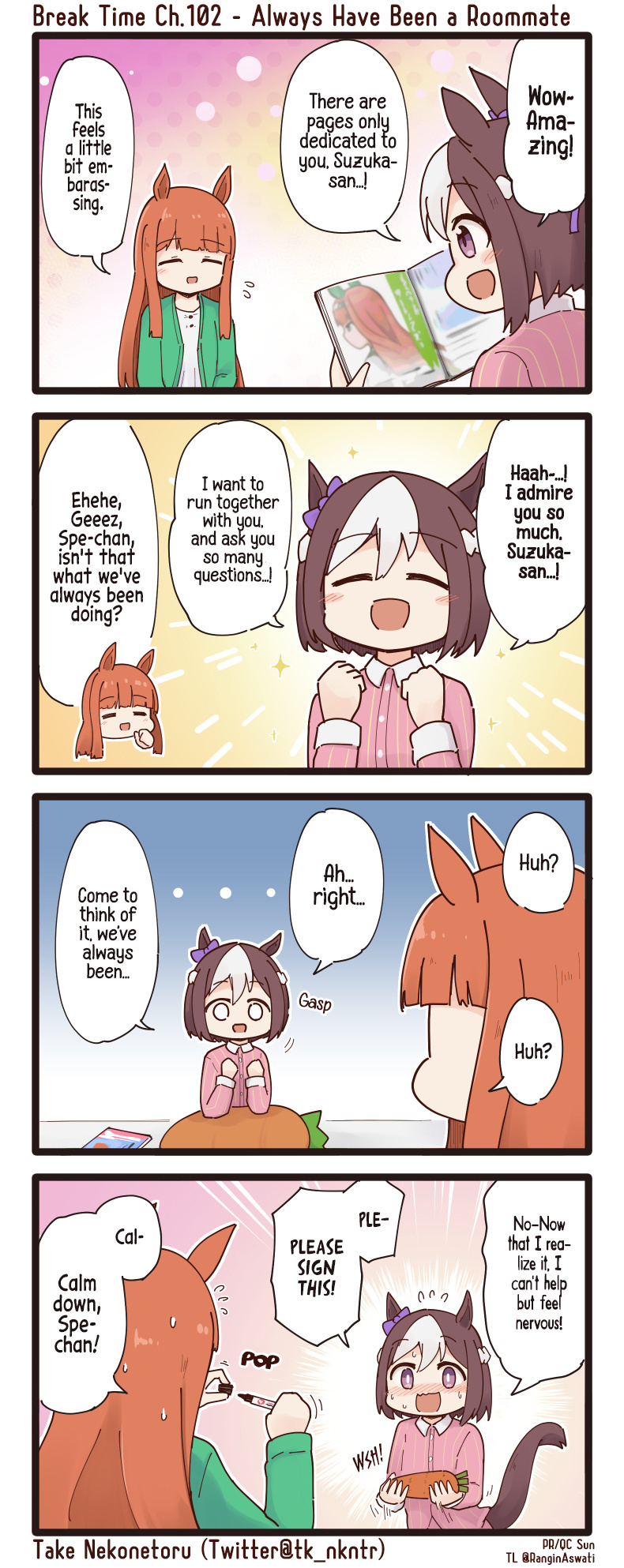 Uma Musume - Break Time - Chapter 102: Always Have Been A Roommate