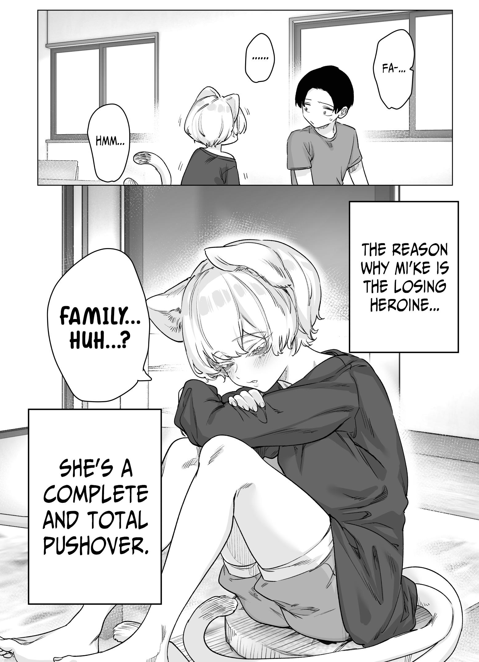 Even Though She's The Losing Heroine, The Bakeneko-Chan Remains Undaunted - Chapter 2: Even Though She's The Losing Heroine, The Bakeneko-Chan Is A Total Pushover