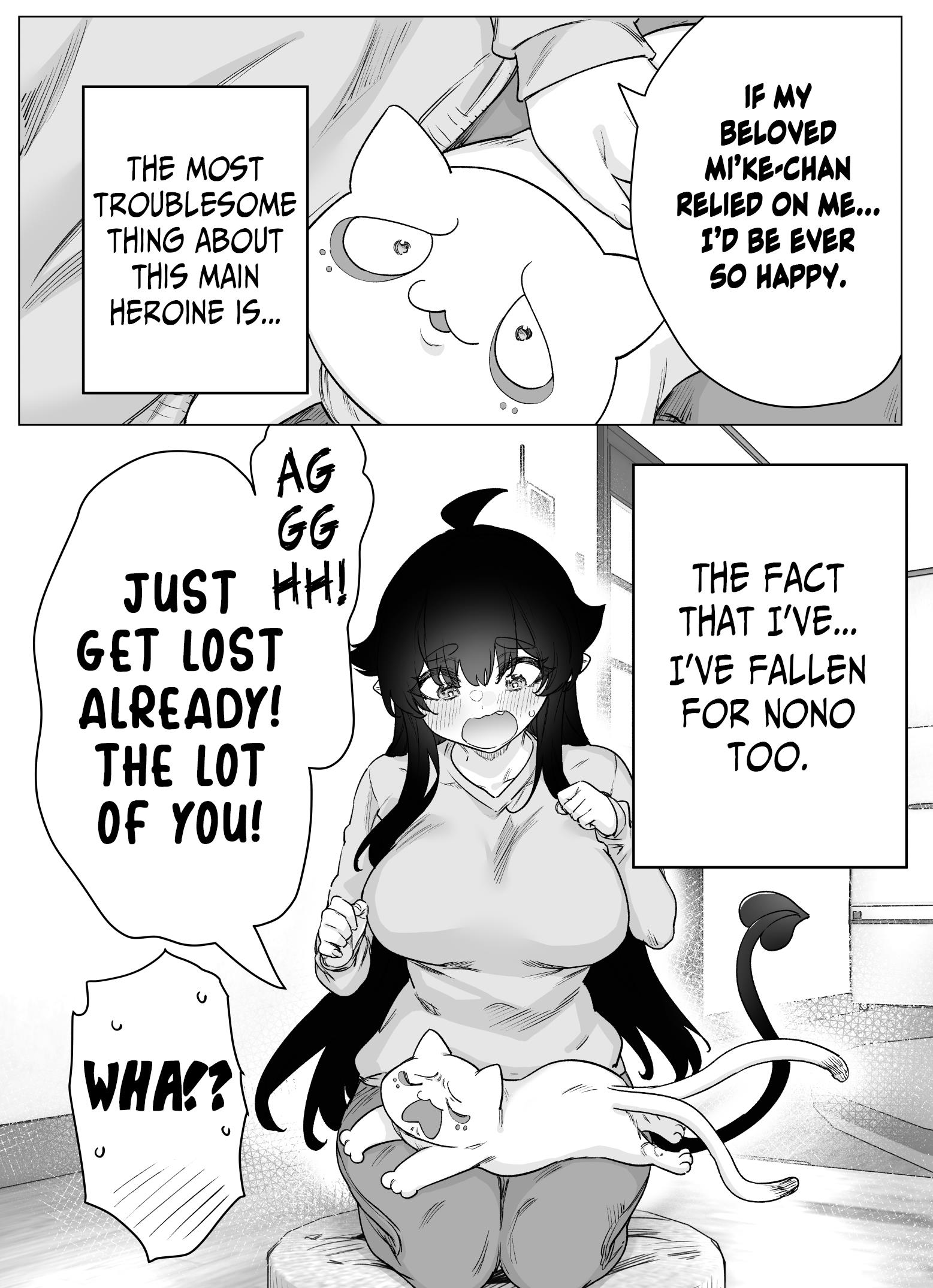 Even Though She's The Losing Heroine, The Bakeneko-Chan Remains Undaunted - Chapter 3: Even Though She’s The Losing Heroine, The Bakeneko-Chan Doesn’t Feel Like She Can Win