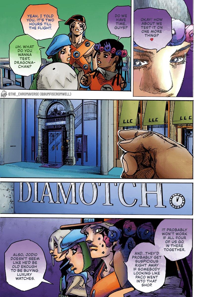 Jojo's Bizarre Adventure Part 9 - The Jojolands (Fan-Colored) - Chapter 8: Let's Look At Luxury Watches