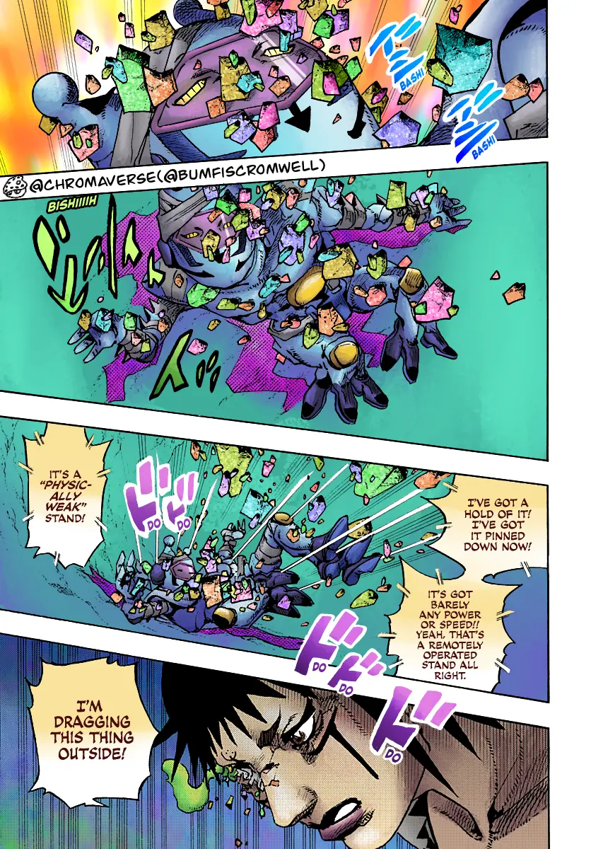 Jojo's Bizarre Adventure Part 9 - The Jojolands (Fan-Colored) - Chapter 15: Big Mouth Strikes Again