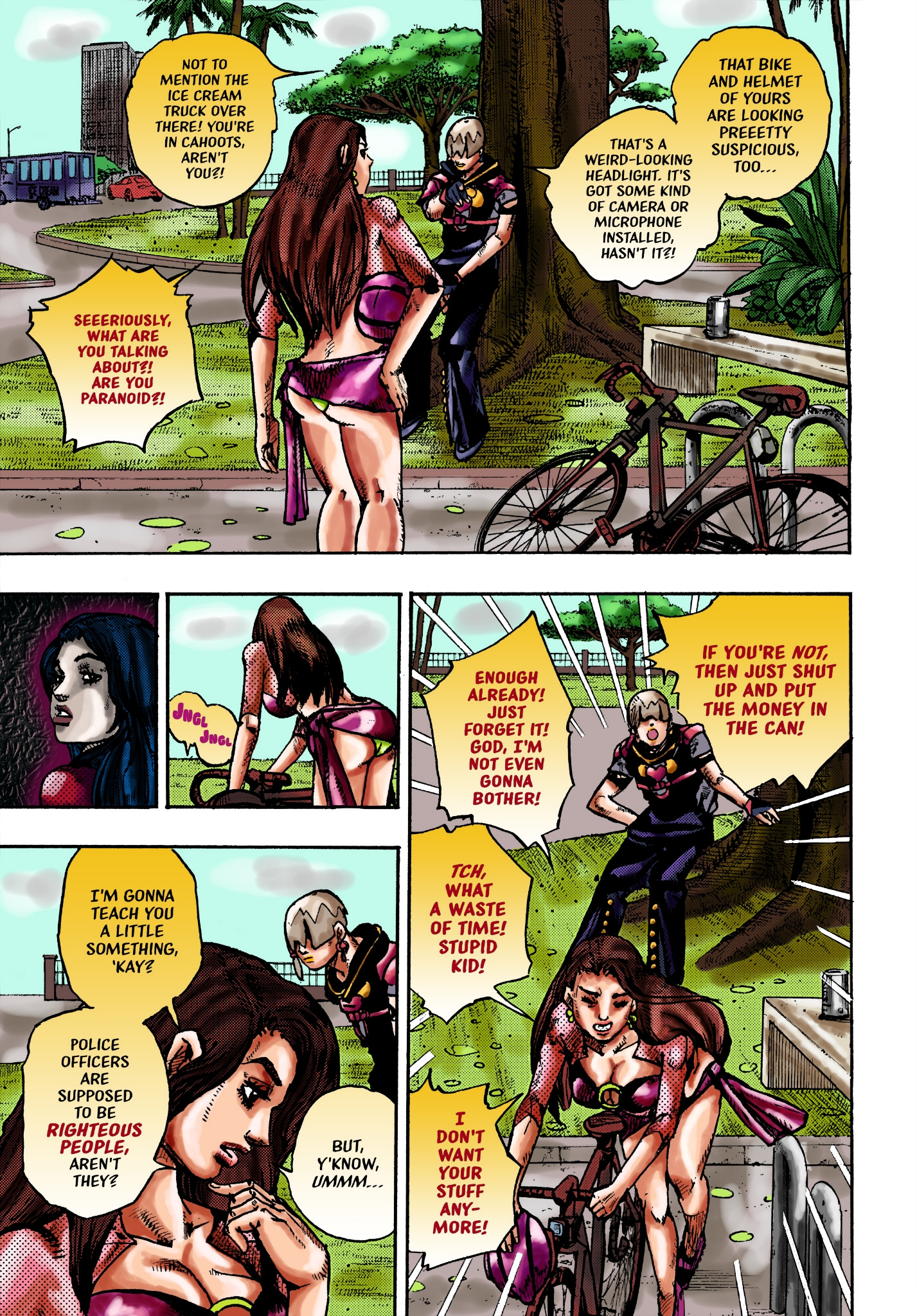 Jojo's Bizarre Adventure Part 9 - The Jojolands (Fan-Colored) - Chapter 2: The Japanese Person On Hawai’i Island