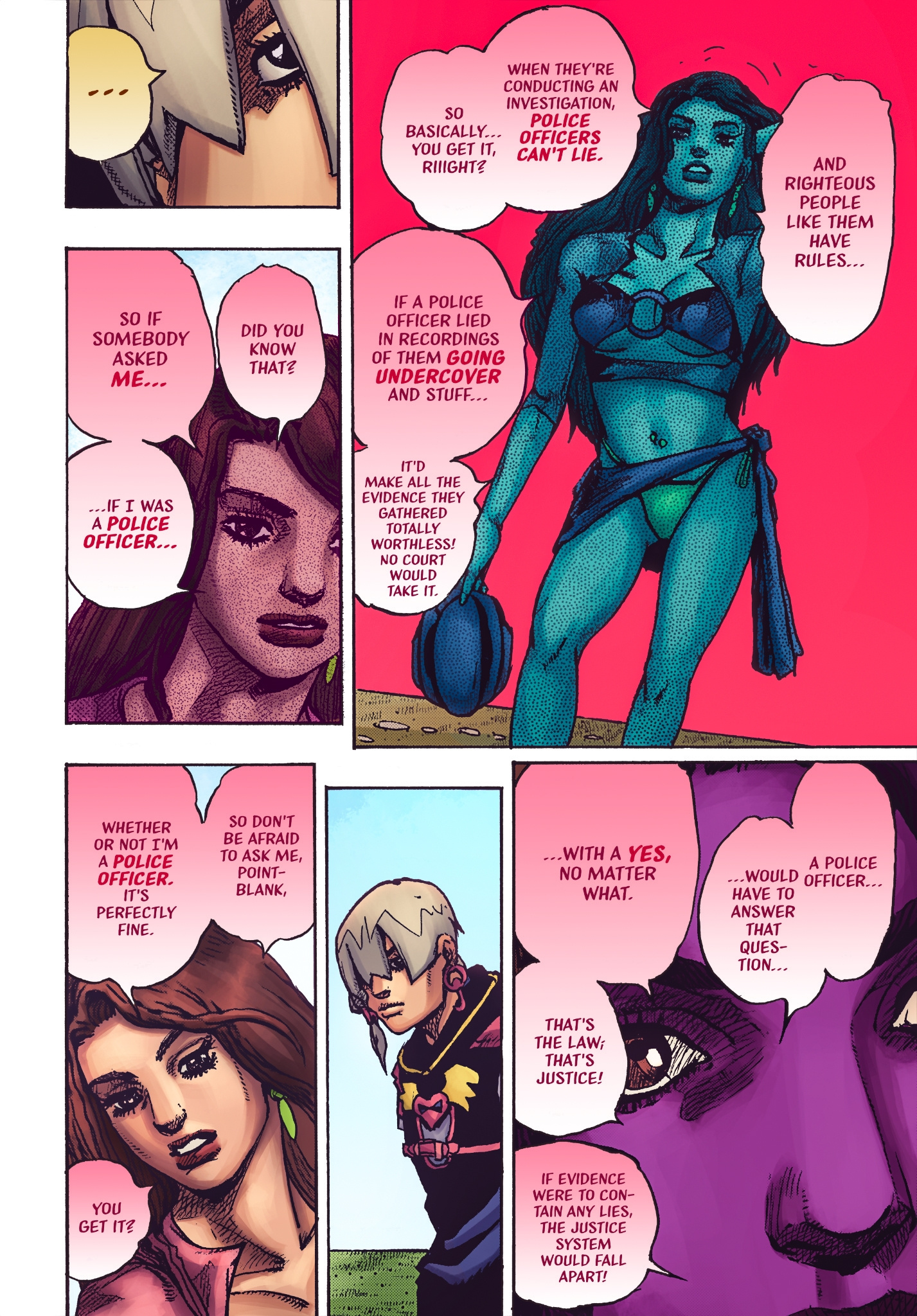 Jojo's Bizarre Adventure Part 9 - The Jojolands (Fan-Colored) - Chapter 2: The Japanese Person On Hawai’i Island