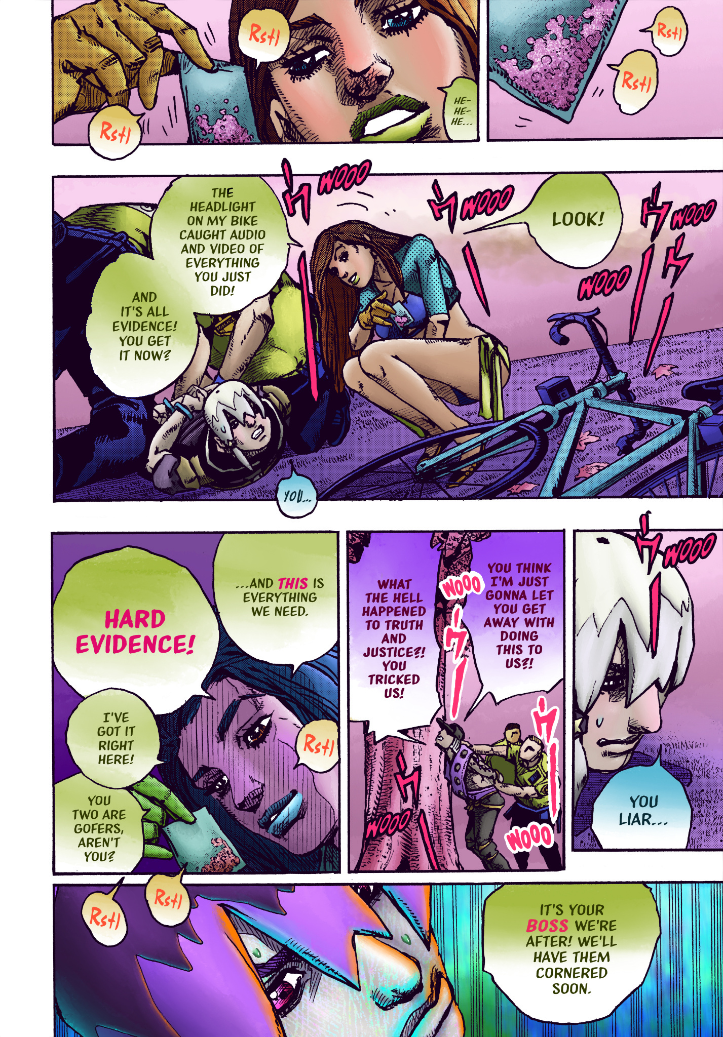 Jojo's Bizarre Adventure Part 9 - The Jojolands (Fan-Colored) - Chapter 2: The Japanese Person On Hawai’i Island