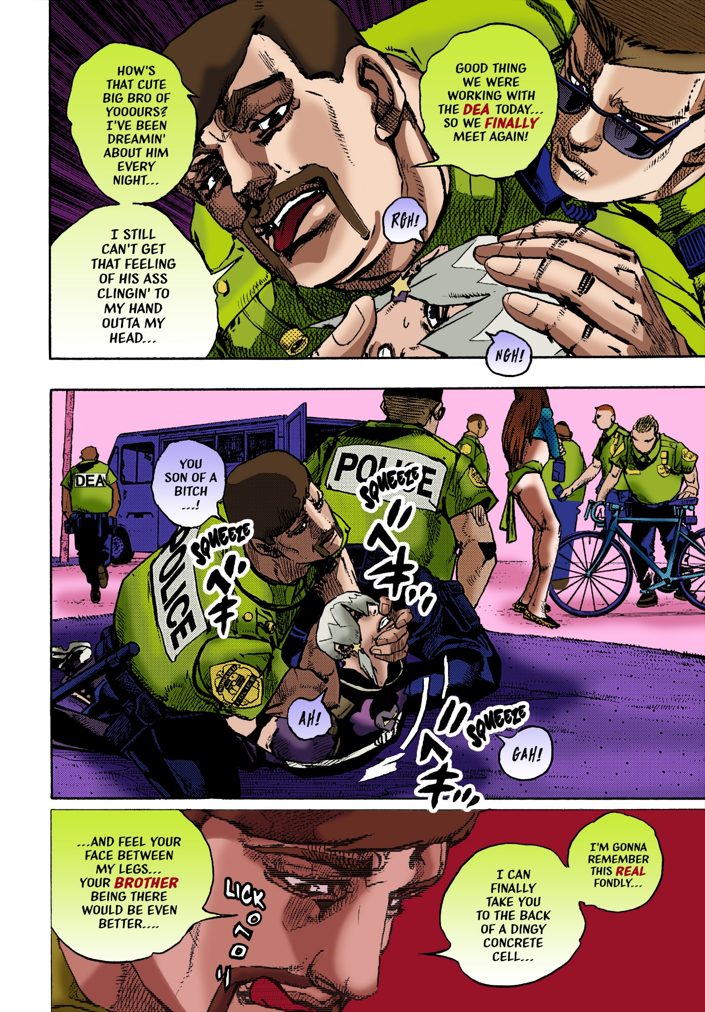 Jojo's Bizarre Adventure Part 9 - The Jojolands (Fan-Colored) - Chapter 2: The Japanese Person On Hawai’i Island