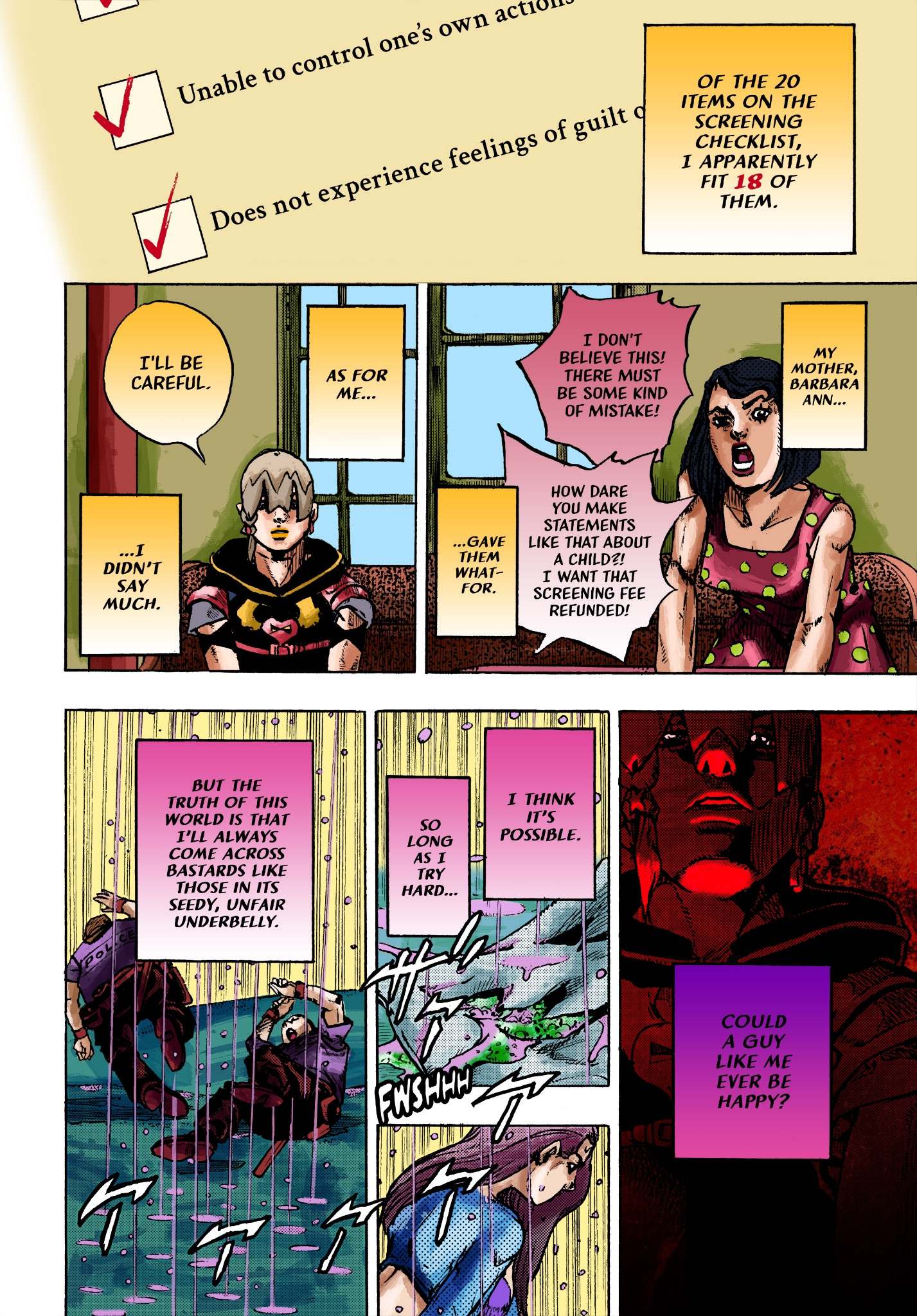 Jojo's Bizarre Adventure Part 9 - The Jojolands (Fan-Colored) - Chapter 2: The Japanese Person On Hawai’i Island