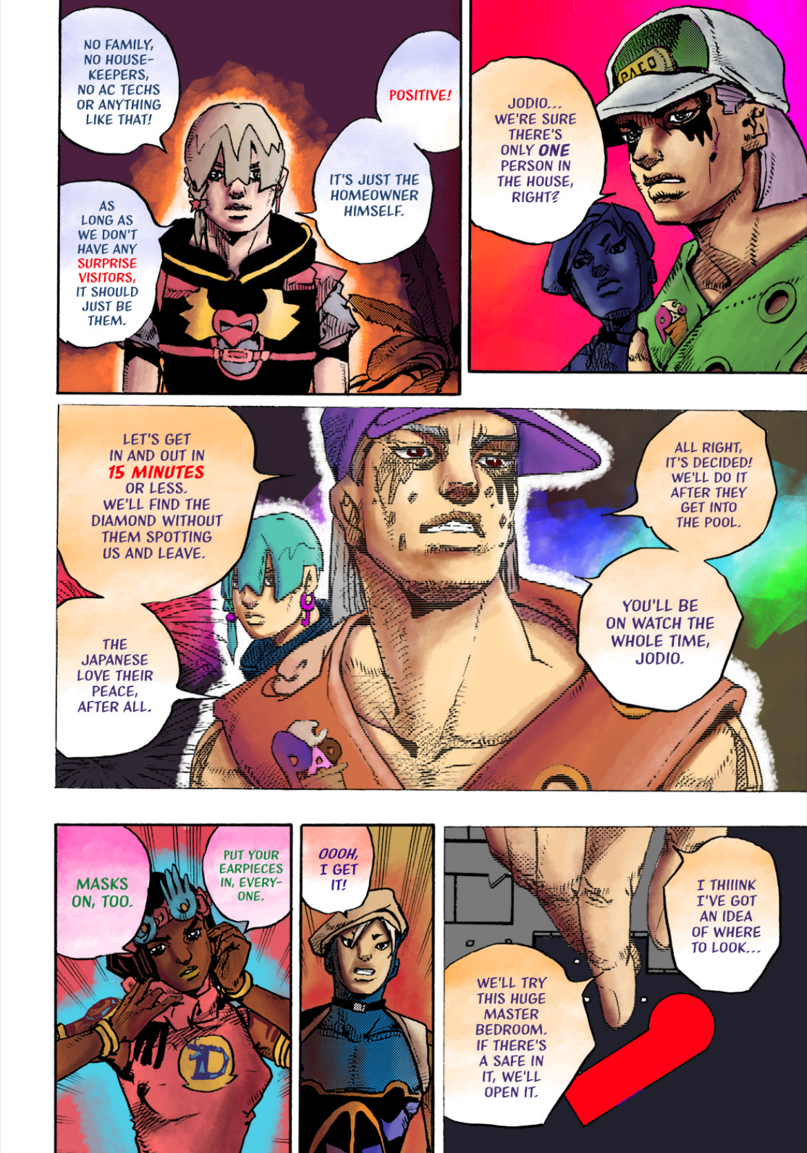 Jojo's Bizarre Adventure Part 9 - The Jojolands (Fan-Colored) - Chapter 2: The Japanese Person On Hawai’i Island