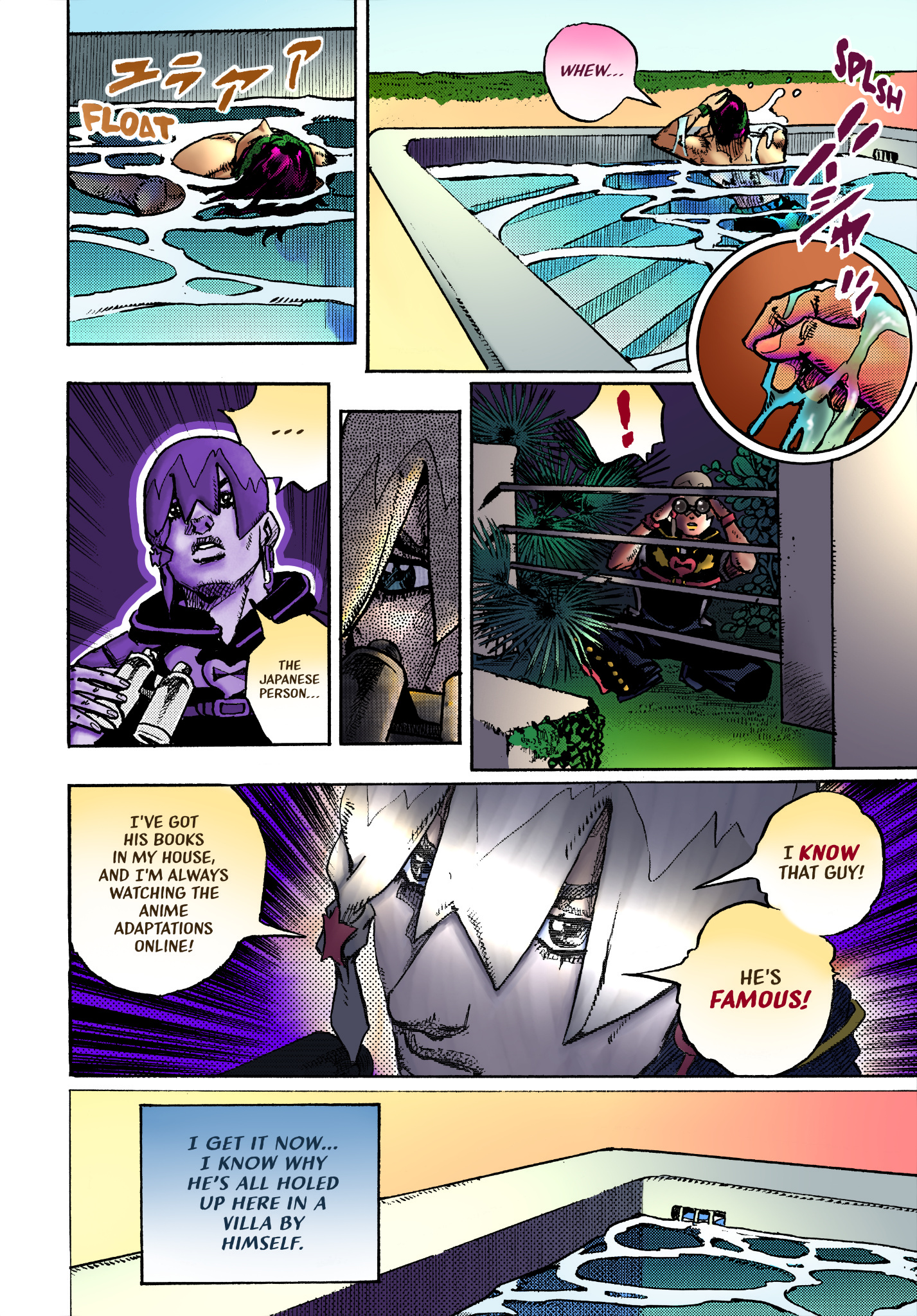 Jojo's Bizarre Adventure Part 9 - The Jojolands (Fan-Colored) - Chapter 2: The Japanese Person On Hawai’i Island