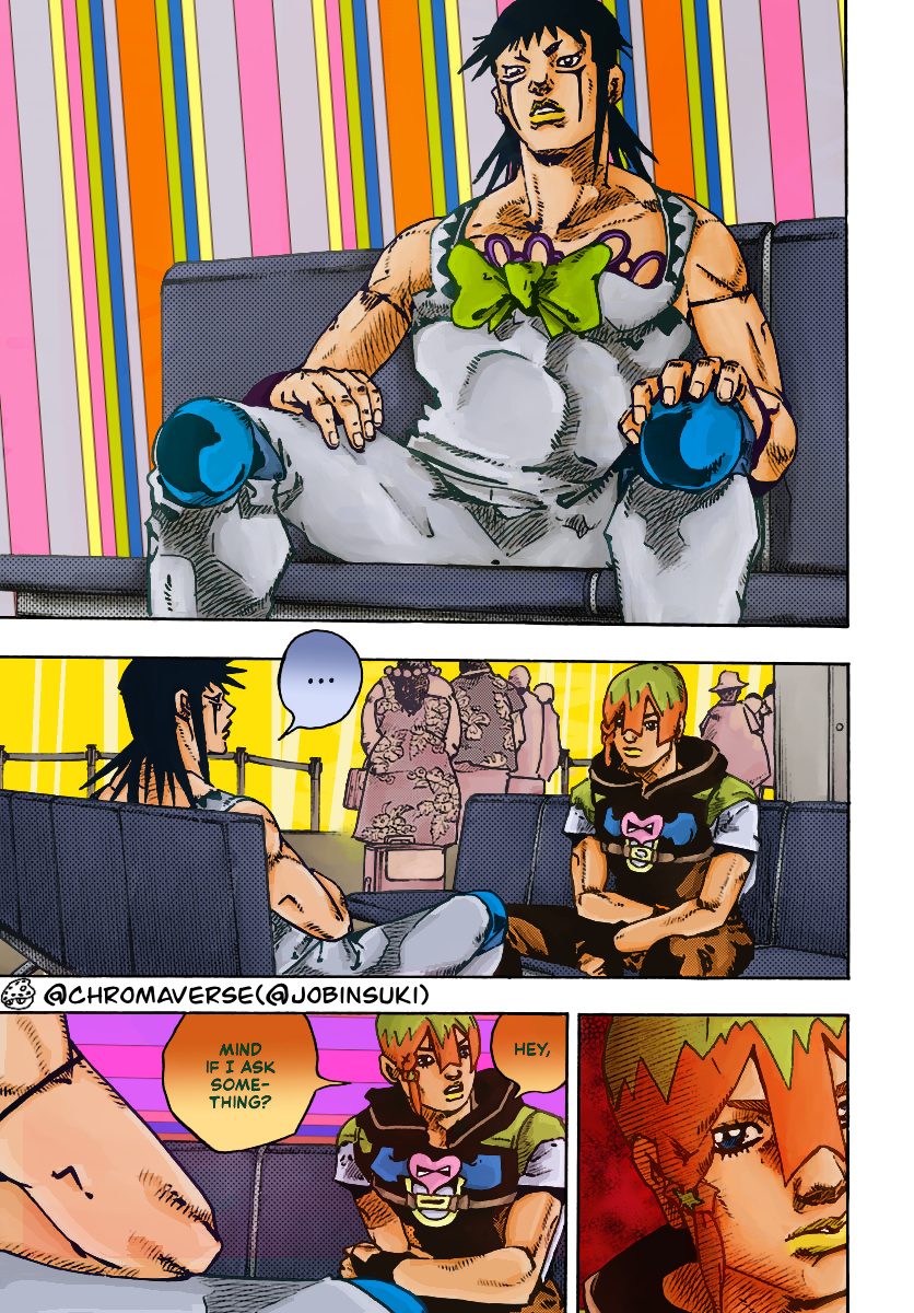 Jojo's Bizarre Adventure Part 9 - The Jojolands (Fan-Colored) - Chapter 12: His Name Is “Charmingman”