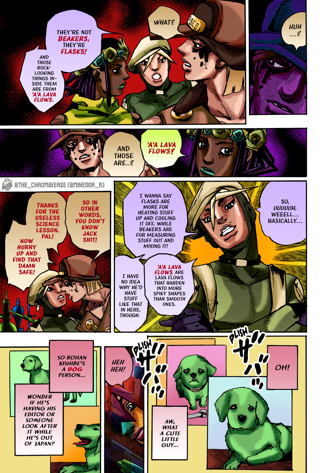 Jojo's Bizarre Adventure Part 9 - The Jojolands (Fan-Colored) - Chapter 3: Search For The Diamond In The Mansion