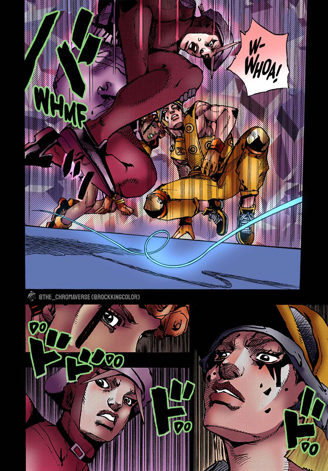 Jojo's Bizarre Adventure Part 9 - The Jojolands (Fan-Colored) - Chapter 3: Search For The Diamond In The Mansion