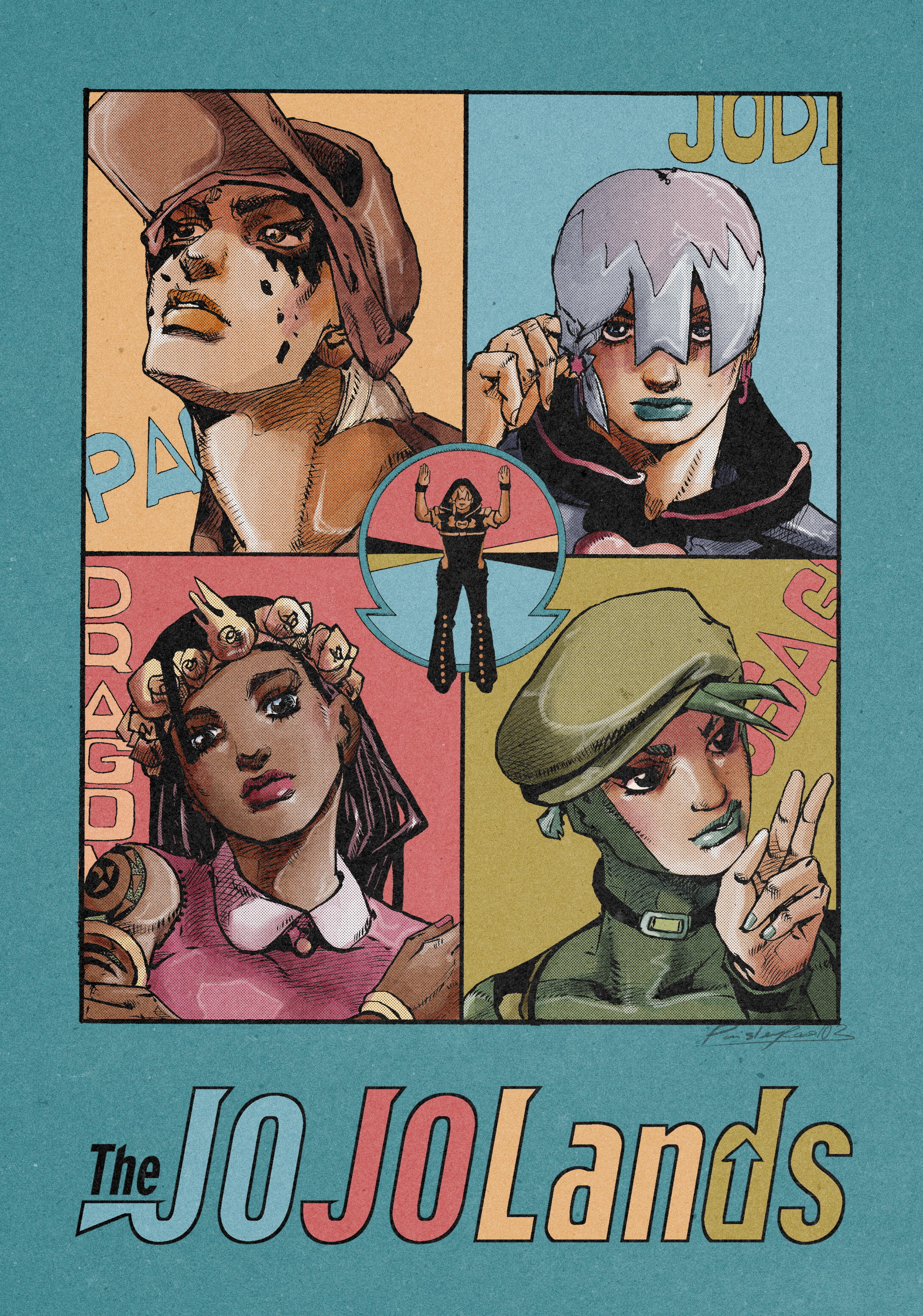 Jojo's Bizarre Adventure Part 9 - The Jojolands (Fan-Colored) - Chapter 3: Search For The Diamond In The Mansion