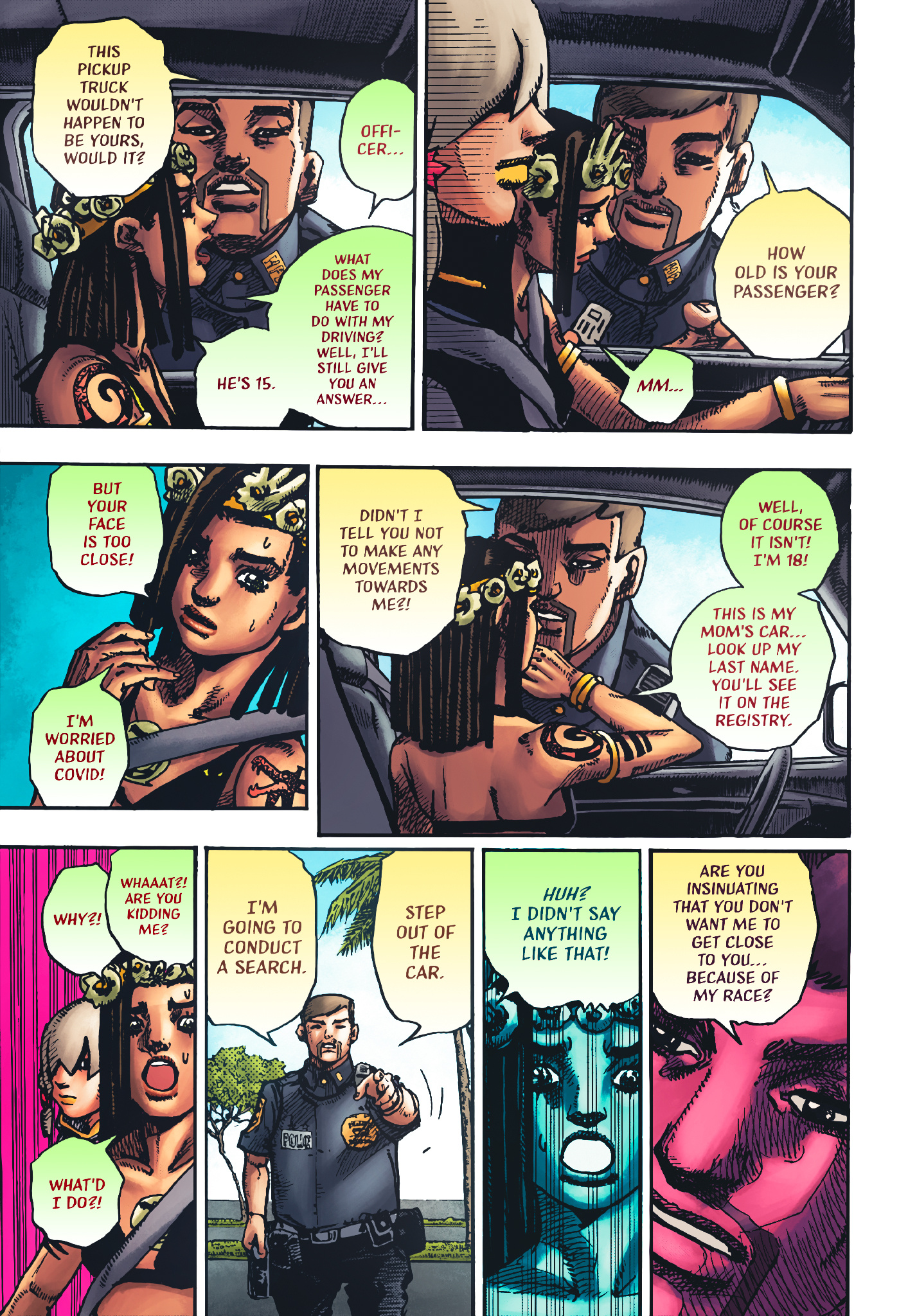 Jojo's Bizarre Adventure Part 9 - The Jojolands (Fan-Colored) - Chapter 1: Mechanism