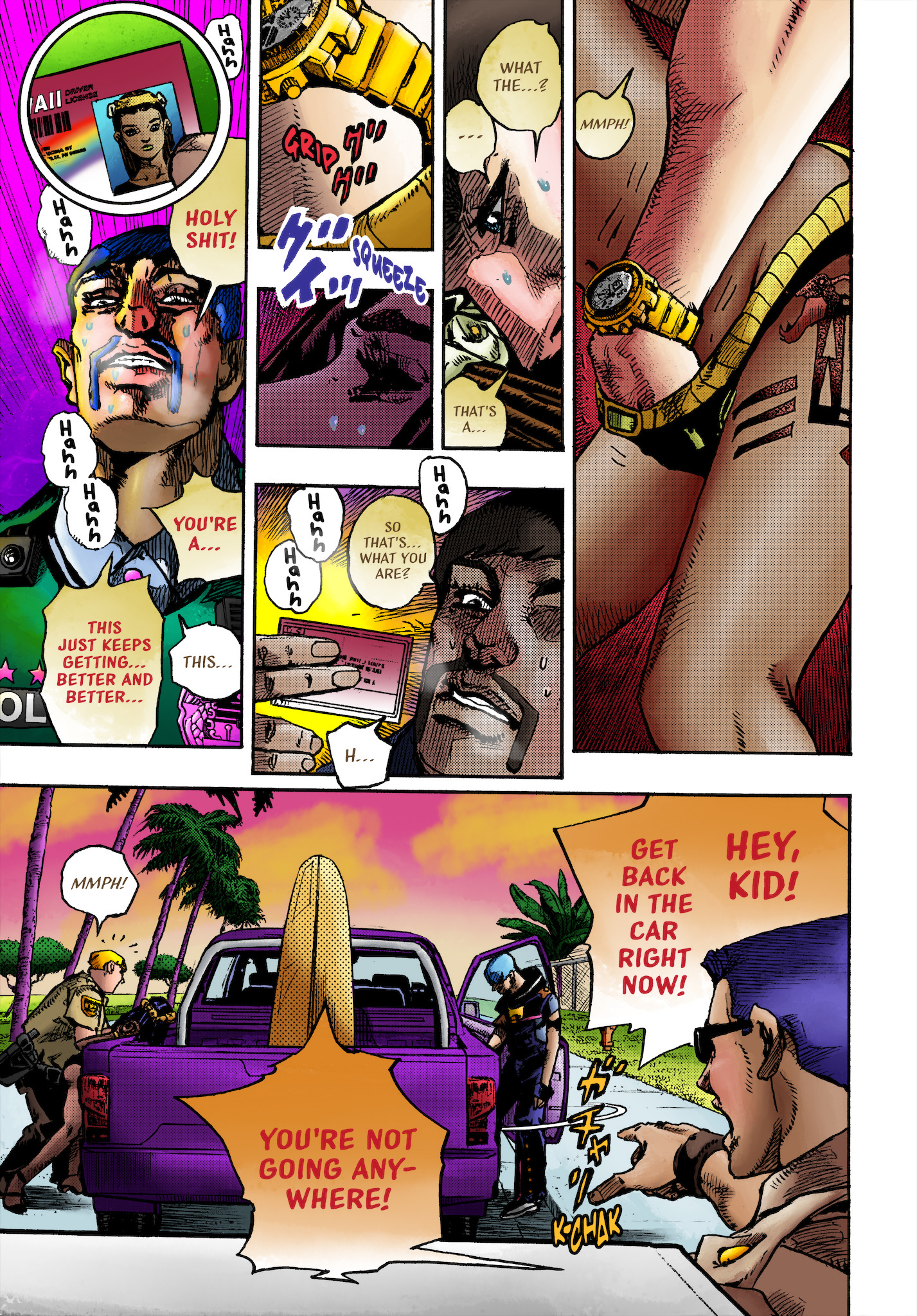 Jojo's Bizarre Adventure Part 9 - The Jojolands (Fan-Colored) - Chapter 1: Mechanism