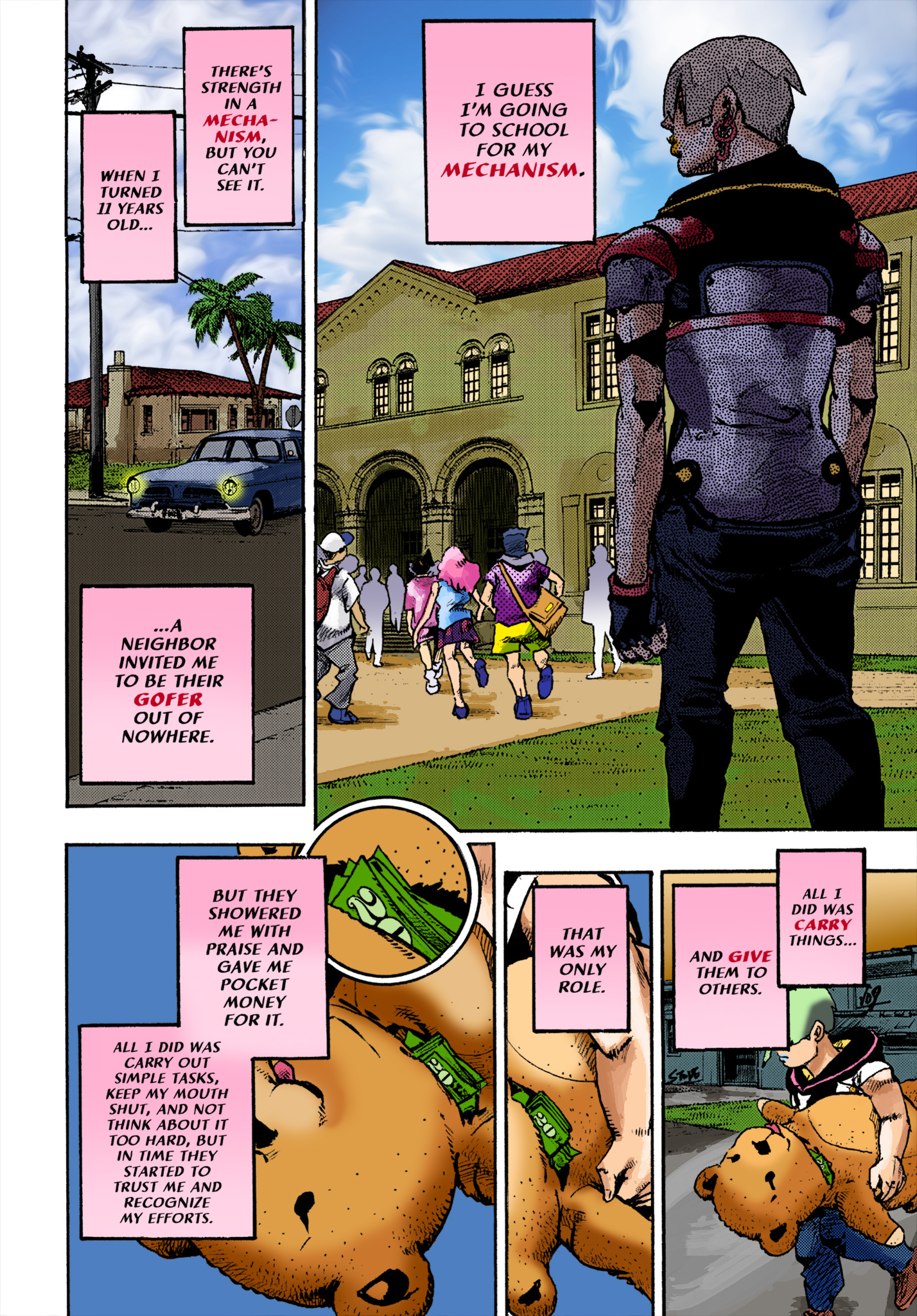 Jojo's Bizarre Adventure Part 9 - The Jojolands (Fan-Colored) - Chapter 1: Mechanism