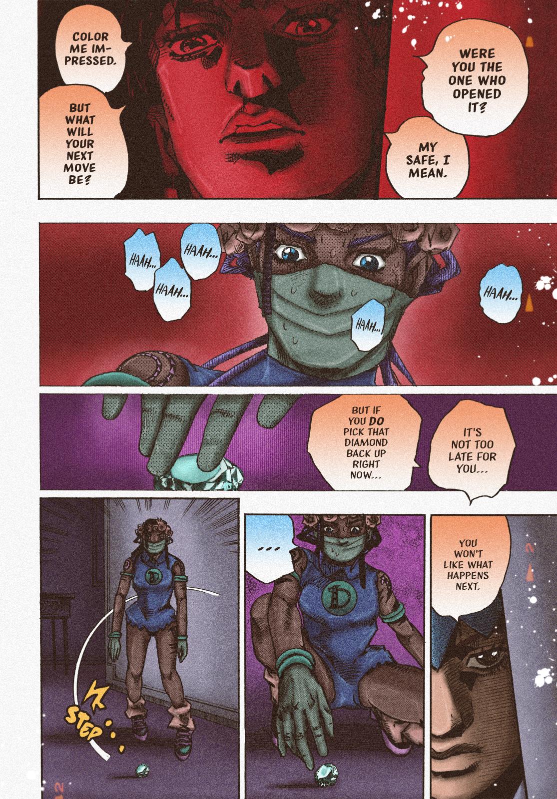 Jojo's Bizarre Adventure Part 9 - The Jojolands (Fan-Colored) - Chapter 4: Ch. 4 - Vs. Rohan Kishibe