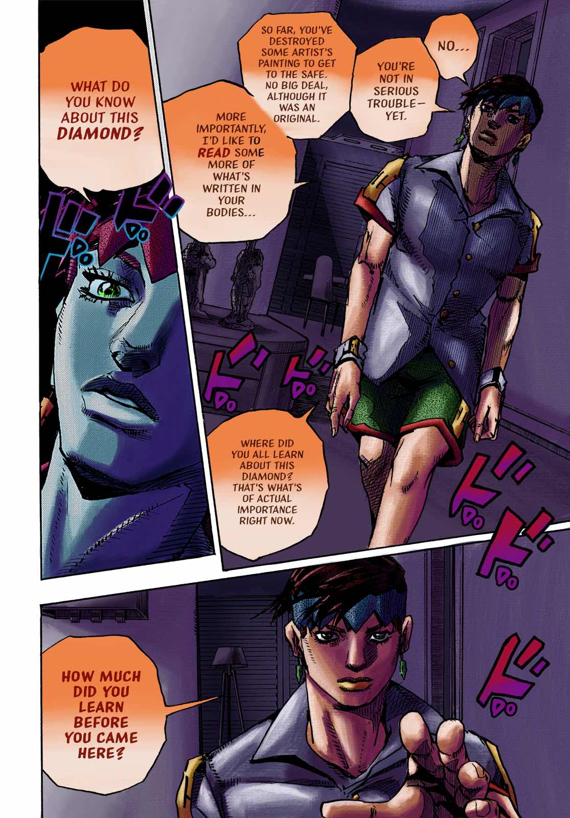 Jojo's Bizarre Adventure Part 9 - The Jojolands (Fan-Colored) - Chapter 4: Ch. 4 - Vs. Rohan Kishibe