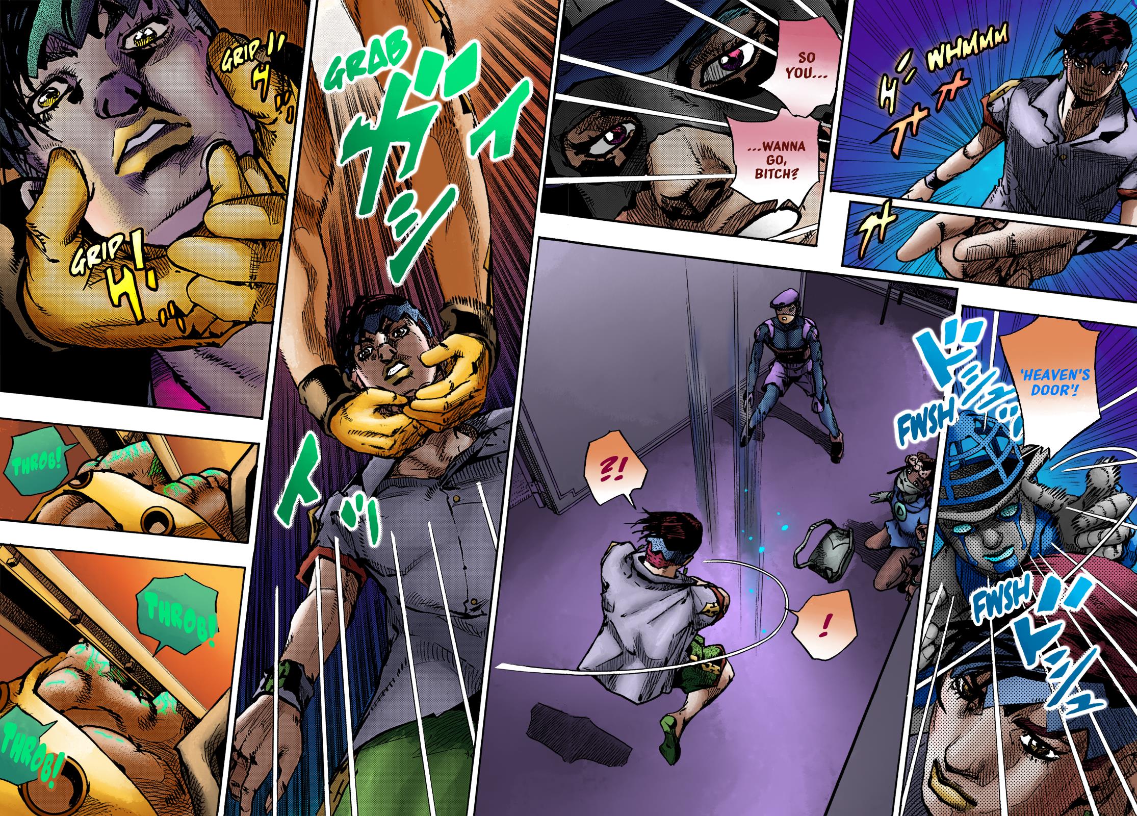 Jojo's Bizarre Adventure Part 9 - The Jojolands (Fan-Colored) - Chapter 4: Ch. 4 - Vs. Rohan Kishibe