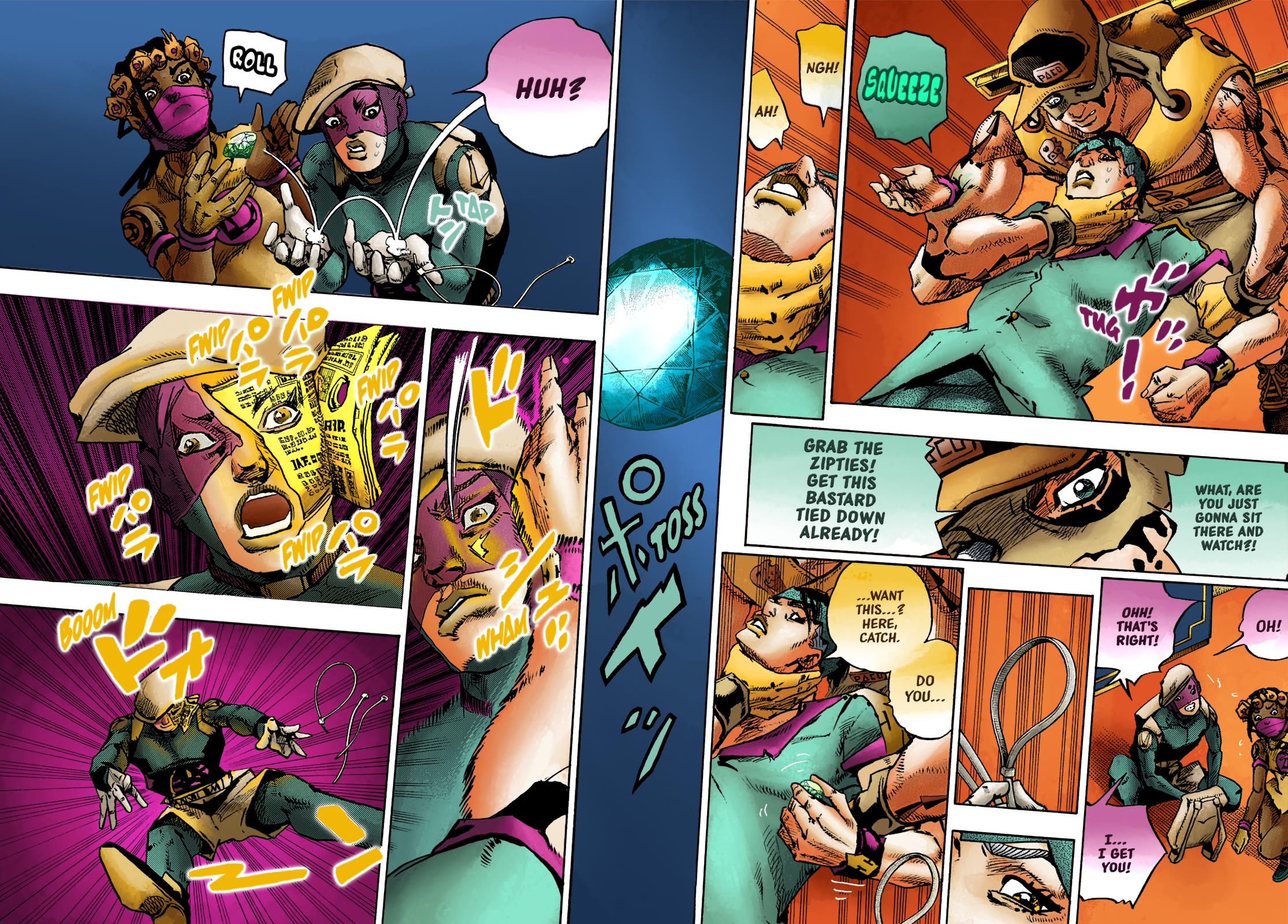 Jojo's Bizarre Adventure Part 9 - The Jojolands (Fan-Colored) - Chapter 4: Ch. 4 - Vs. Rohan Kishibe