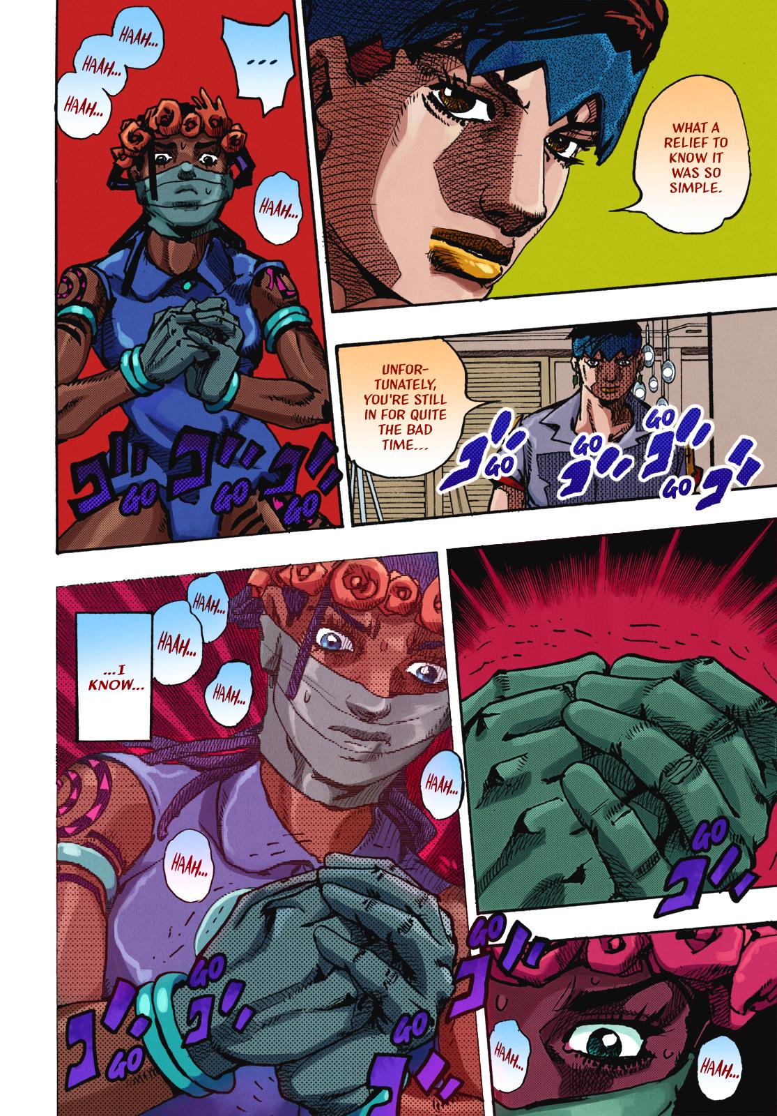 Jojo's Bizarre Adventure Part 9 - The Jojolands (Fan-Colored) - Chapter 4: Ch. 4 - Vs. Rohan Kishibe