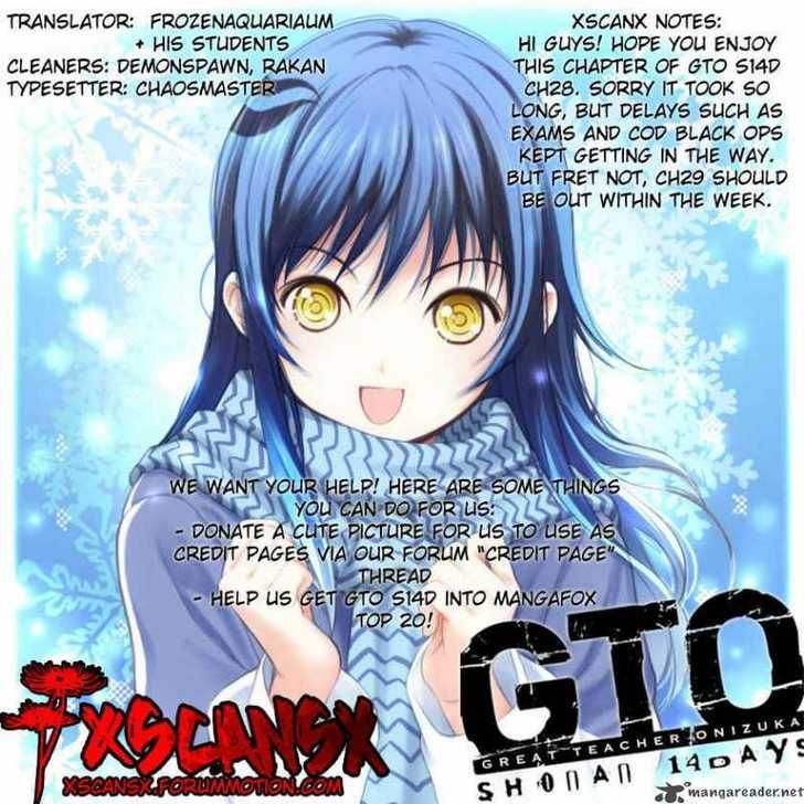 Gto: Shonan 14 Days - Vol.2 Chapter 28 : Wounded Angels