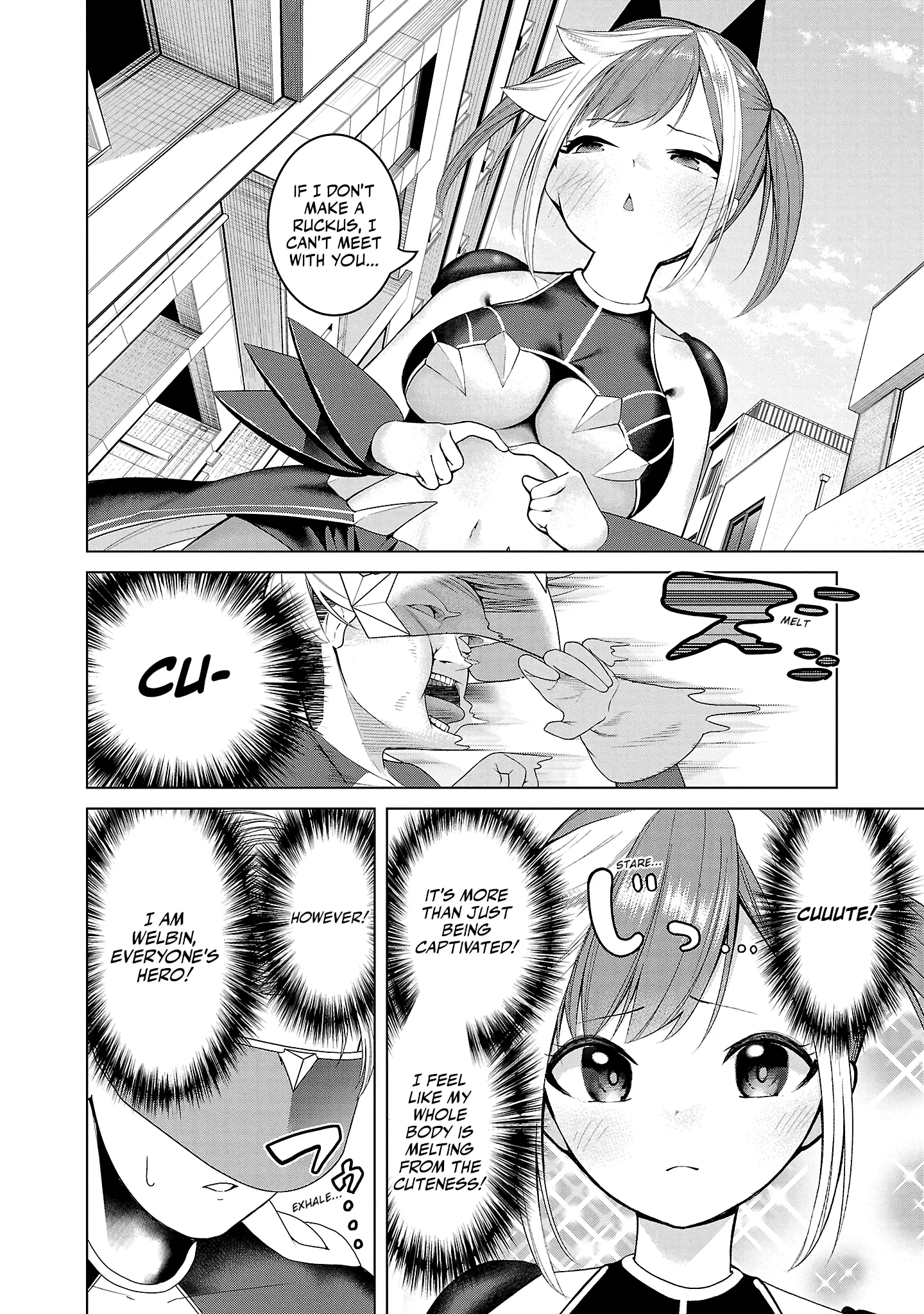 Kaijin Mira No Dai 2 Keitai Ga Kawaisugiru - Vol.1 Chapter 2: Aren't I Supposed To Be Cute?