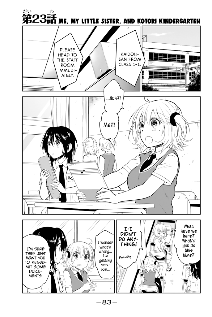 Rivnes - Vol.4 Chapter 23: Me, My Little Sister, And Kotori Kindergarten