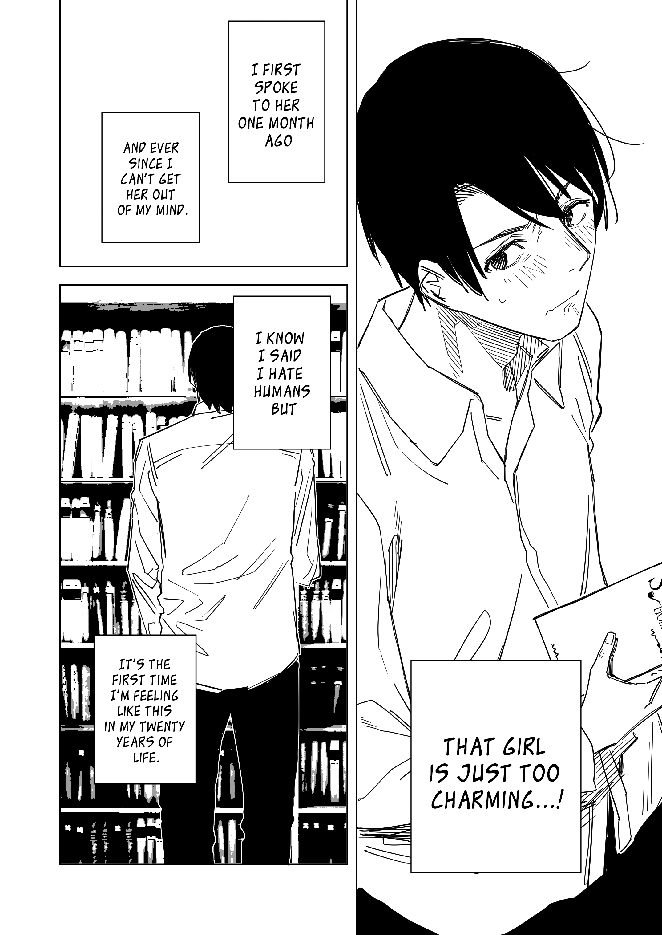 Ningen No 99% Wa Hon De Dekite Iru - Chapter 1