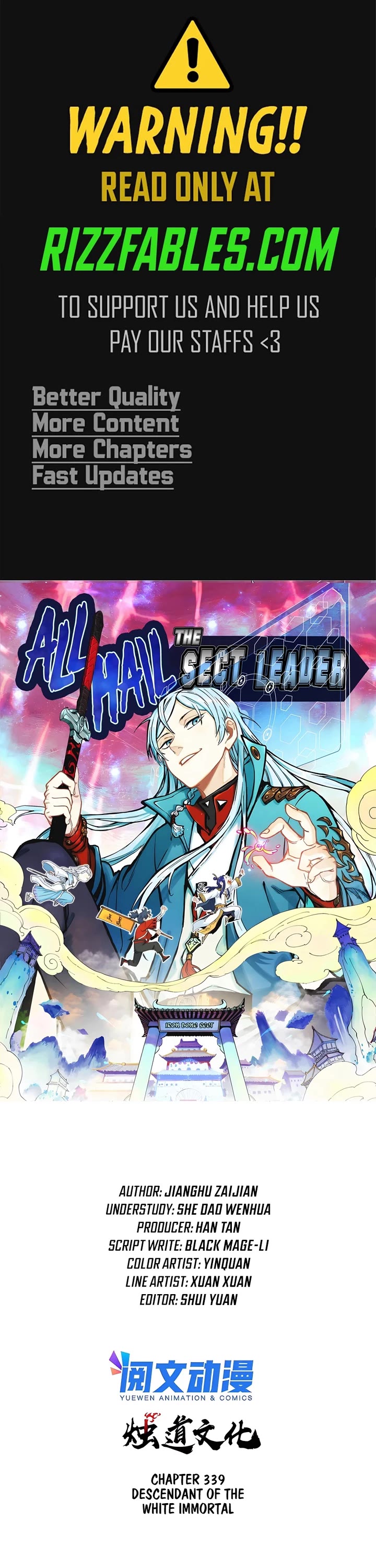 All Hail The Sect Leader - Chapter 340