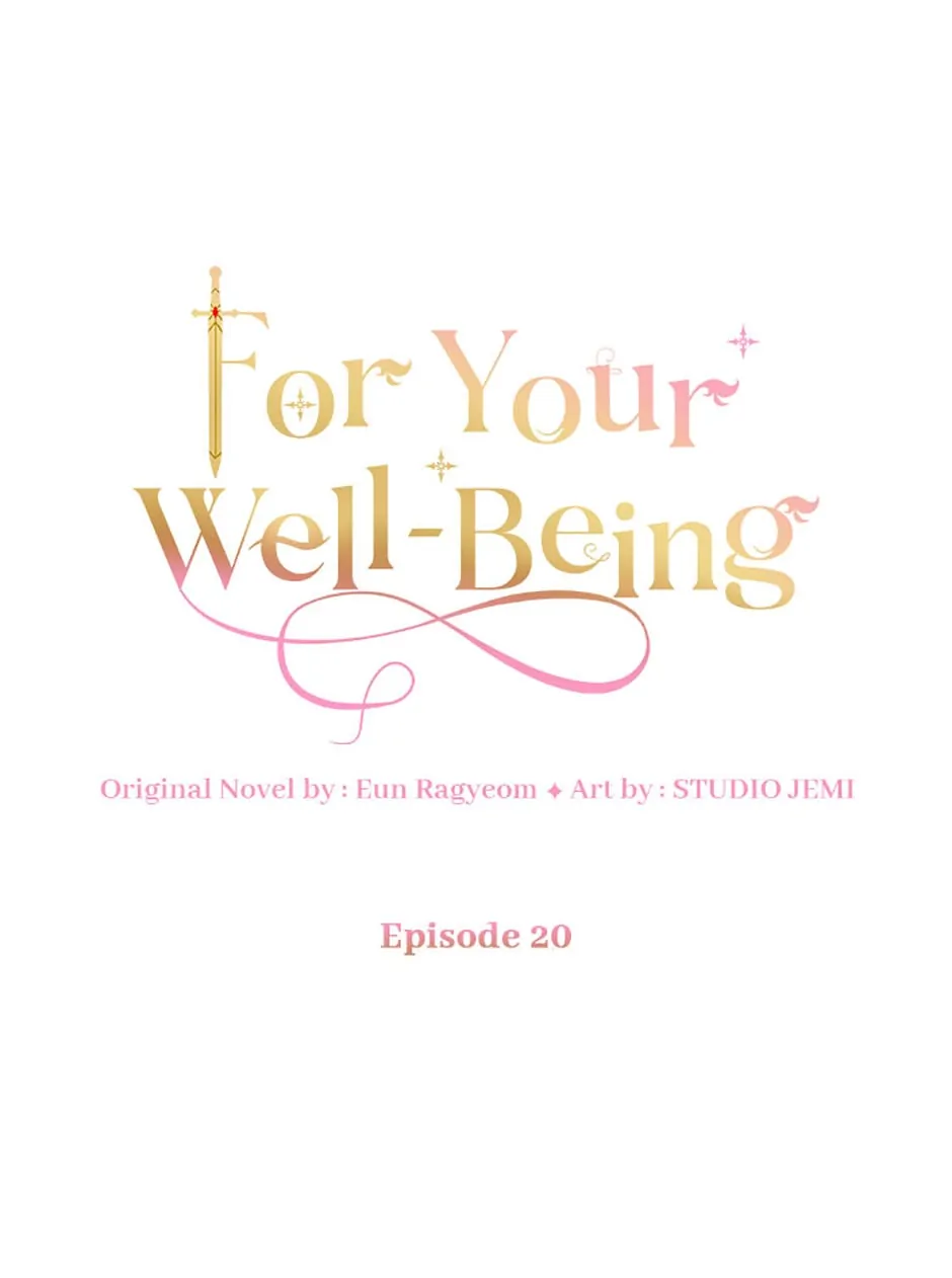 Only For The Sake Of Her Well-Being - Chapter 20