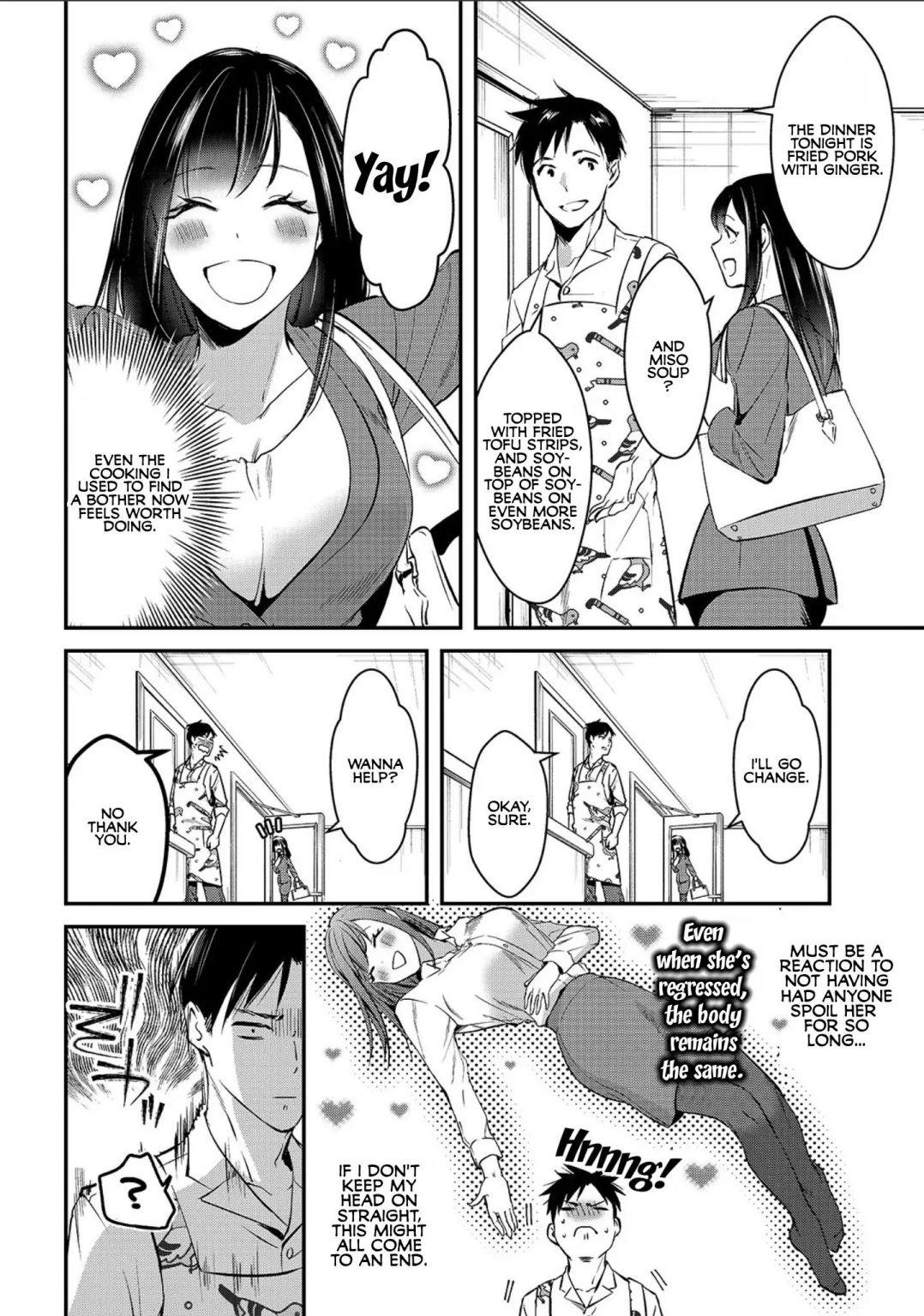 Tsuki 50-Man Moratte Mo Ikigai No Nai Tonari No Onee-San Ni 30-Man De Yatowarete "Okaeri" Tte Iu Oshigoto Ga Tanoshii - Chapter 2