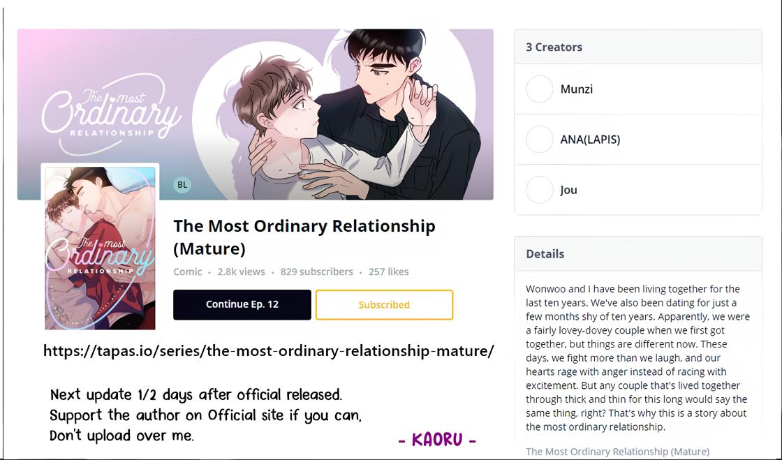 The Most Ordinary Relationship - Chapter 66