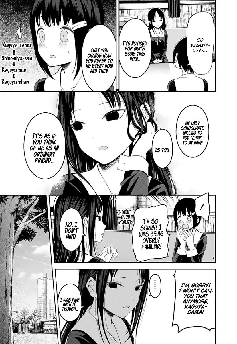 Kaguya-Sama Wa Kokurasetai - Tensai-Tachi No Renai Zunousen - Chapter 144: Kaguya Wants To Confide (Ice)